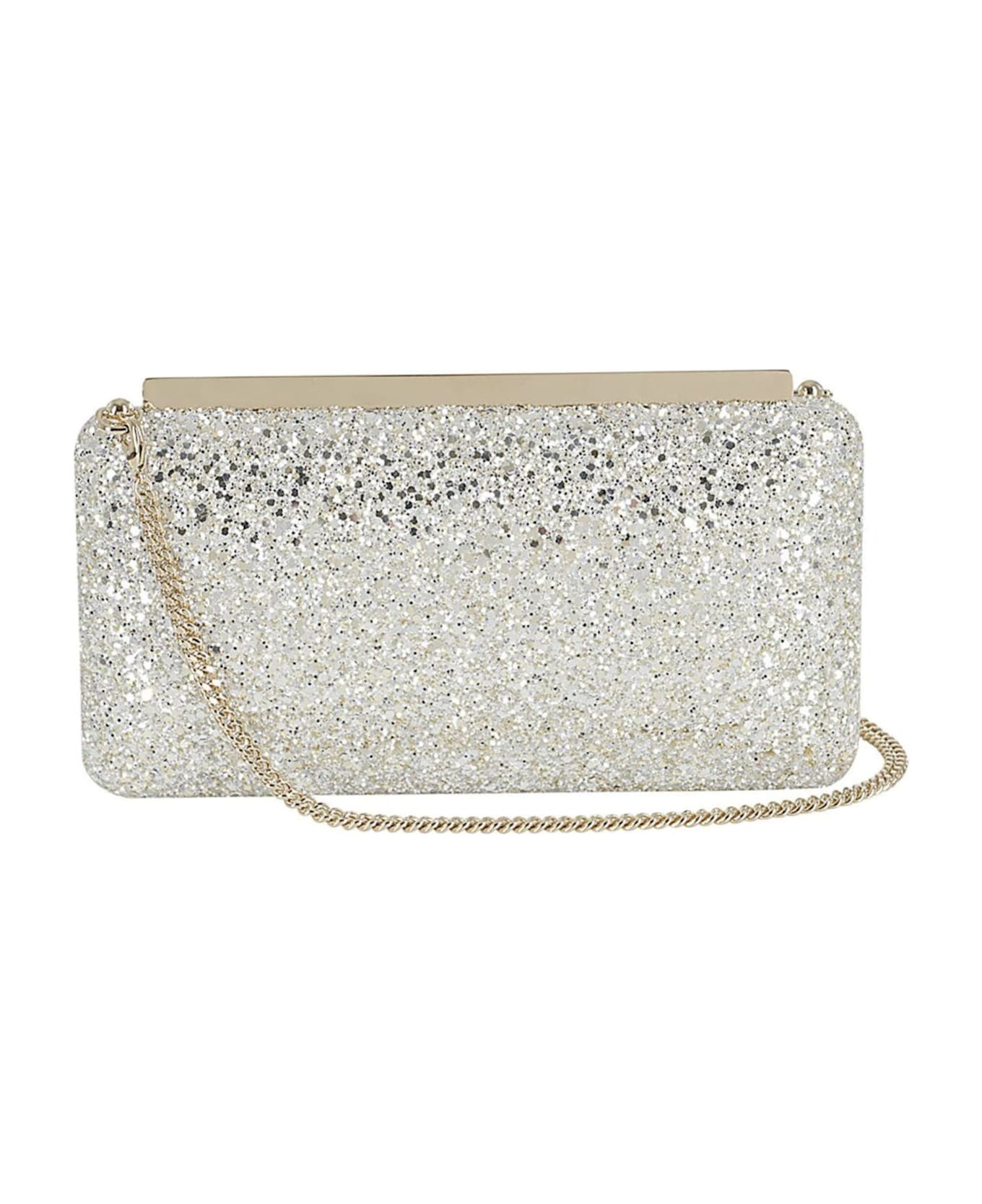 Jimmy Choo Coarse Glitter Fabric - Champagne