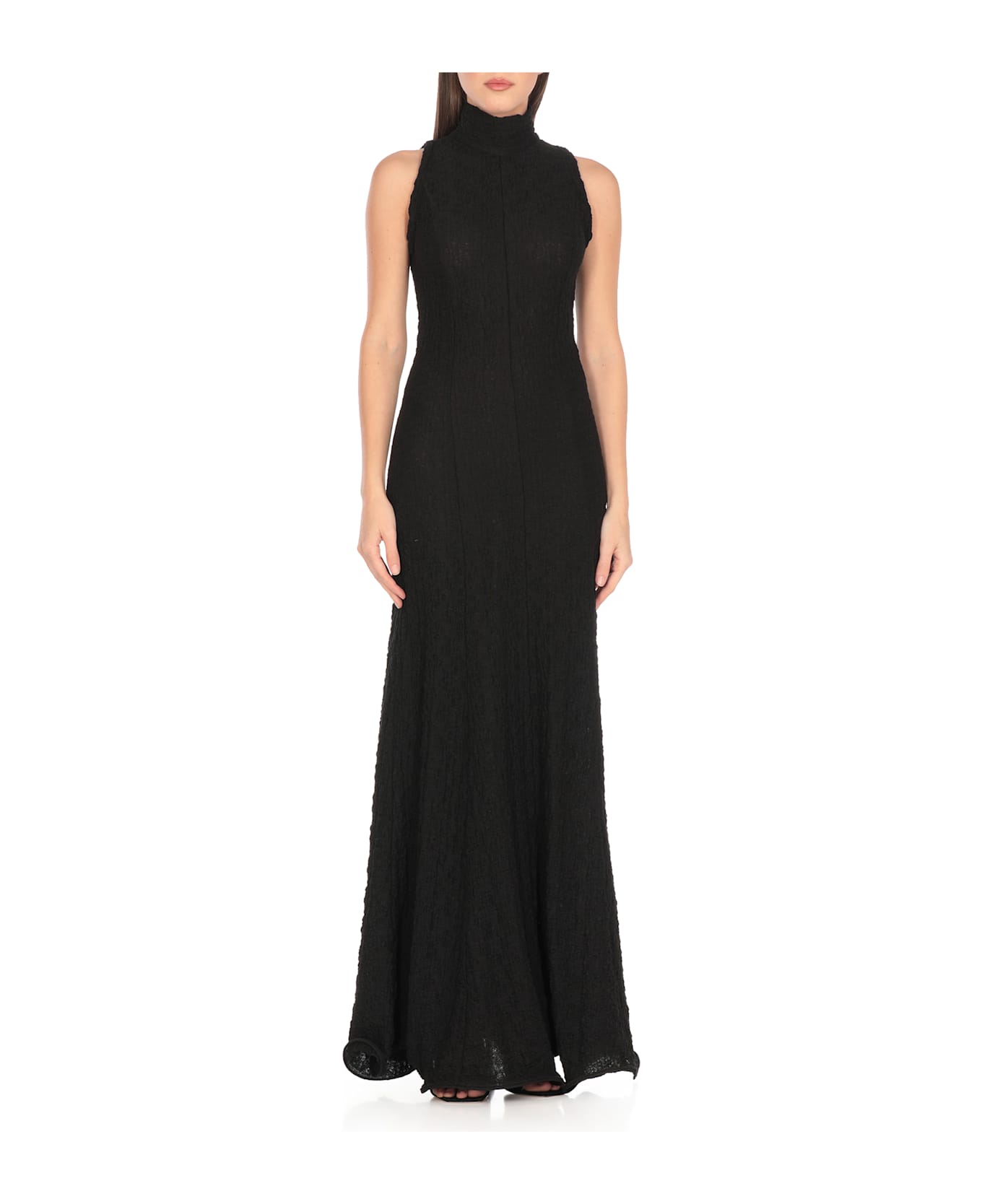 MSGM Cotton Dress - Black