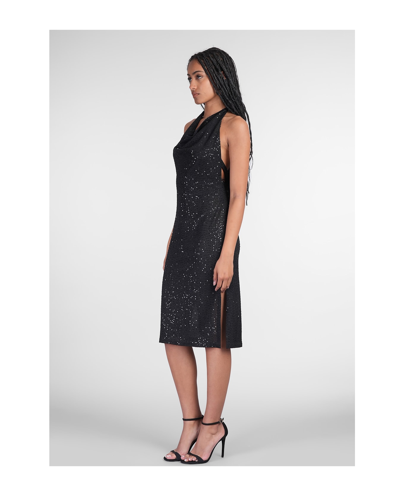 IRO Matie Long Dress In Black Polyester - black