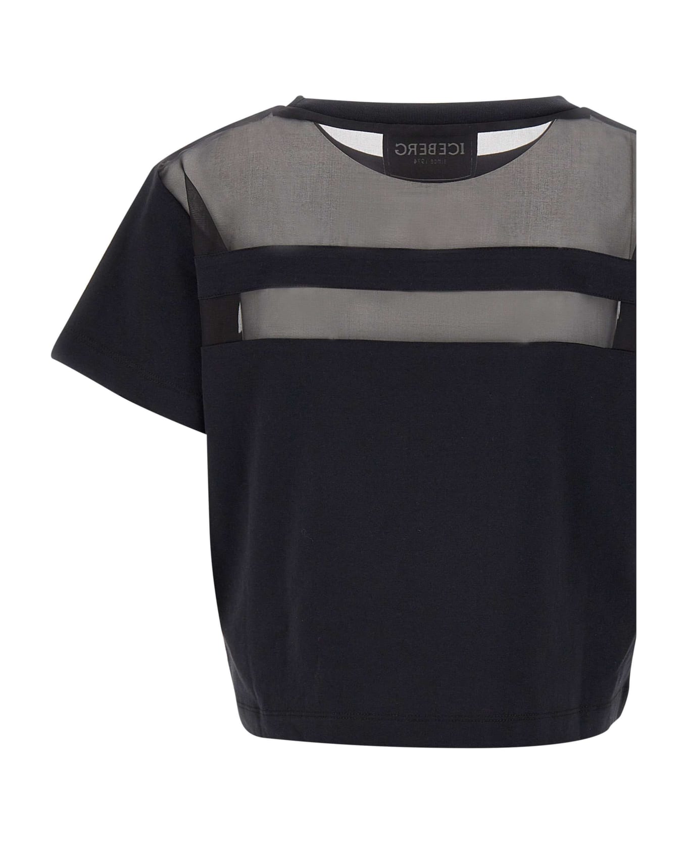 Iceberg Cotton Jersey T-shirt - BLACK Tシャツ