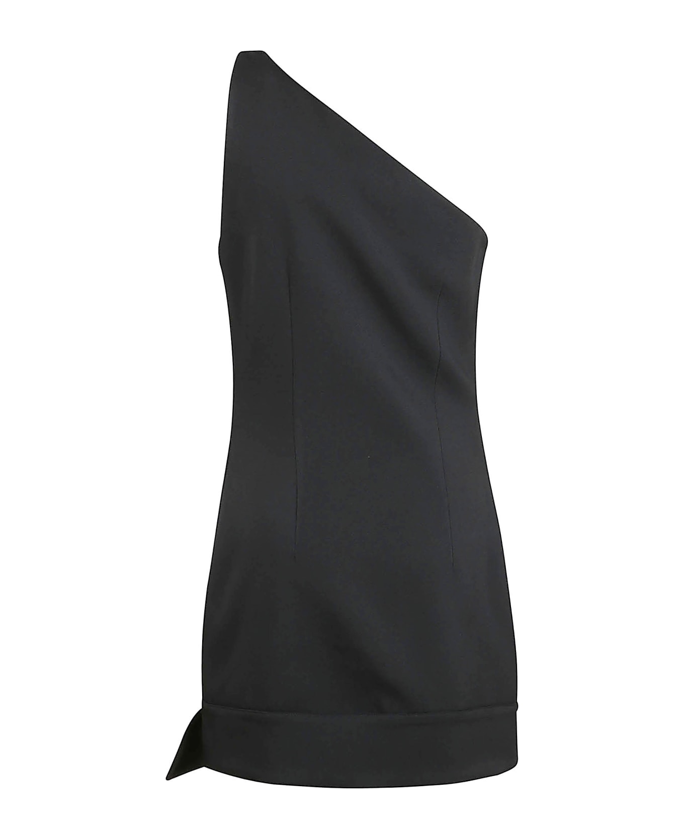 Giuseppe di Morabito Single-shoulder Sleeveless Embellished Short Dress