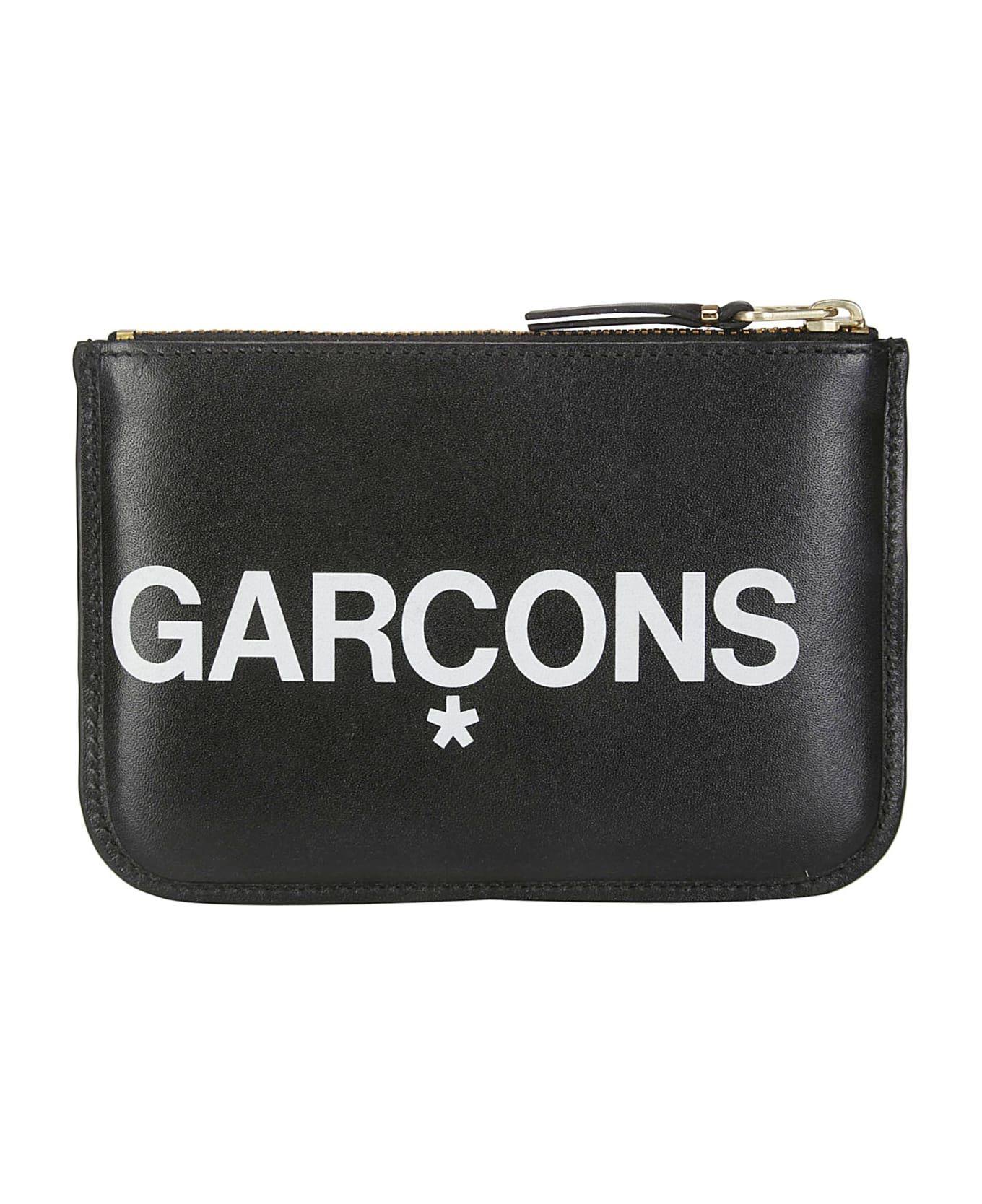 Comme des Garçons Wallet Huge Logo - BLACK 財布