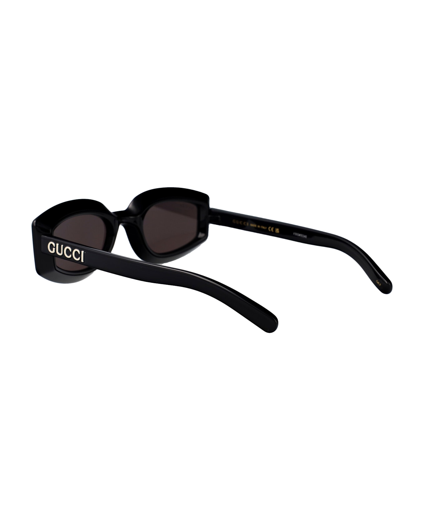 Gucci Eyewear Gg1719s Sunglasses - BLACK-BLACK-GREY