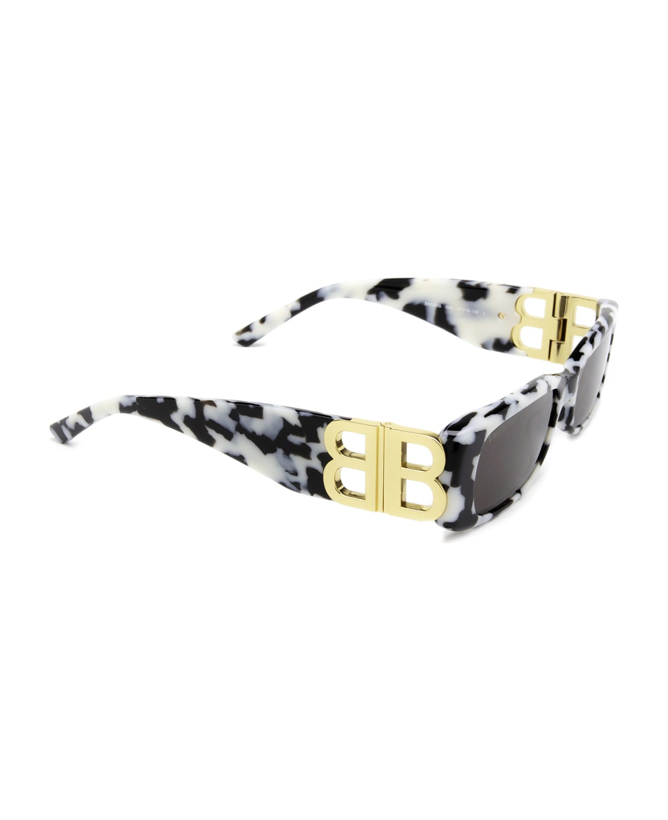 Balenciaga Eyewear Bb0096s Dinasty-linea Everyday Sunglasses - havana black/white/gold