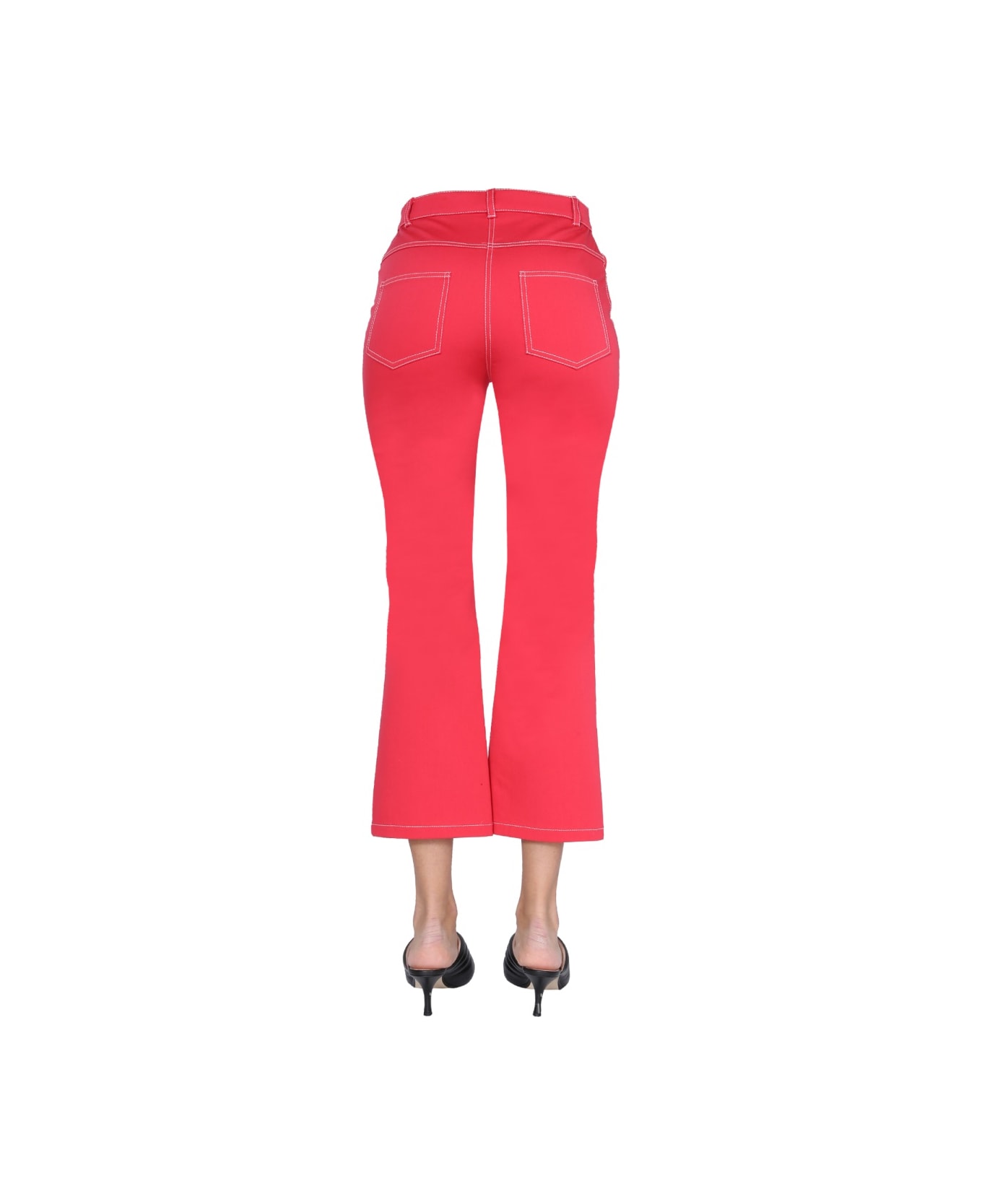 Boutique Moschino Skinny Kick Jeans - RED