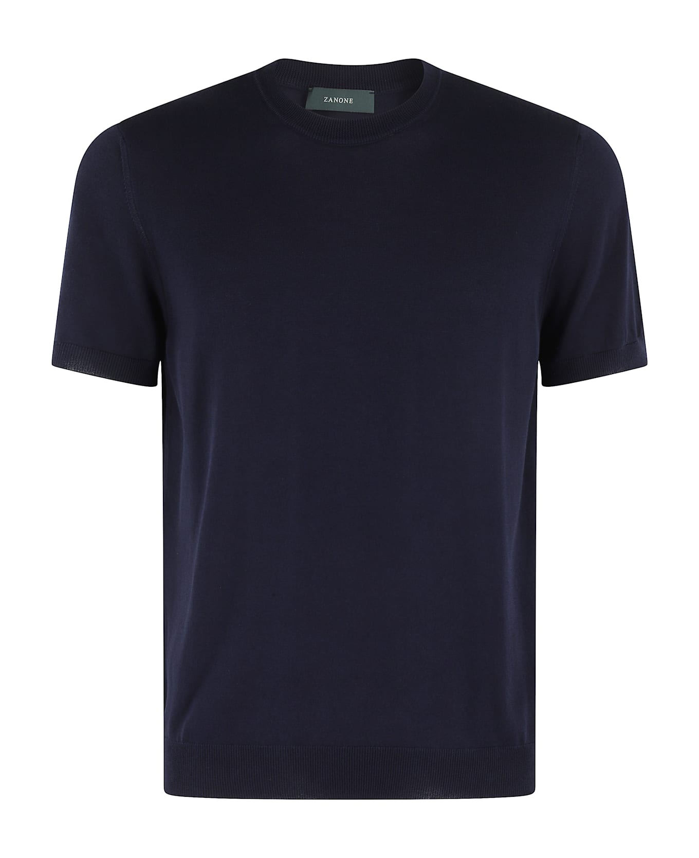 Zanone Tshirt Mc - Blu