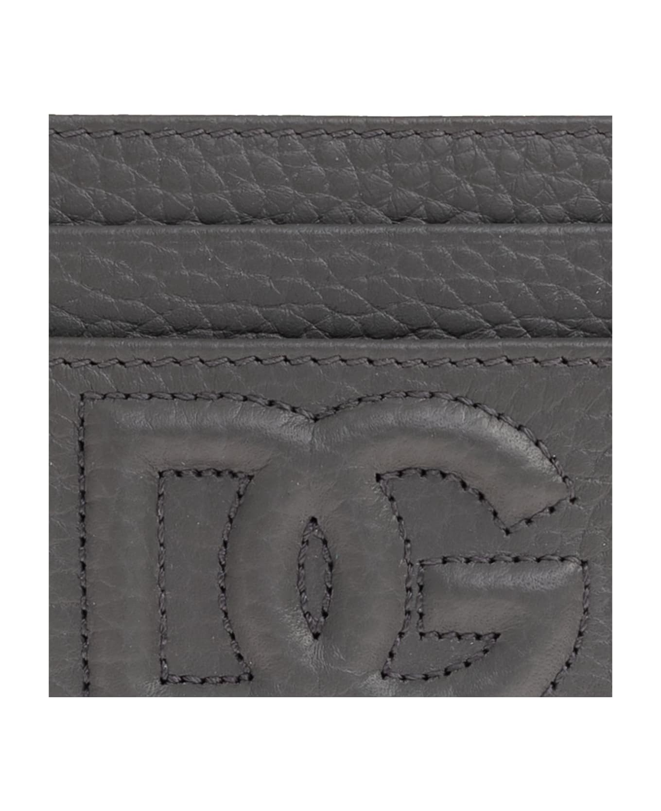 Dolce & Gabbana Card Case With Logo - Grigio 財布