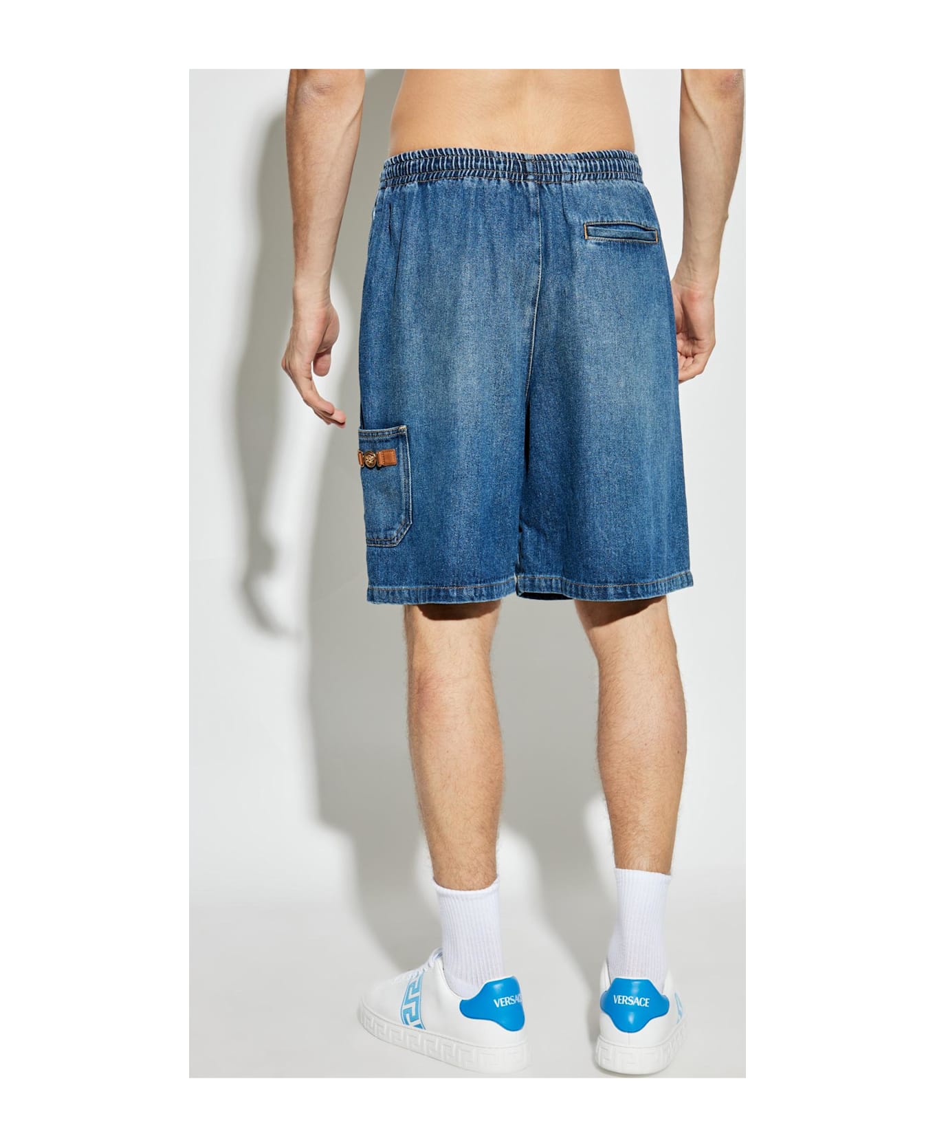 Versace Denim Shorts - Medium Blue
