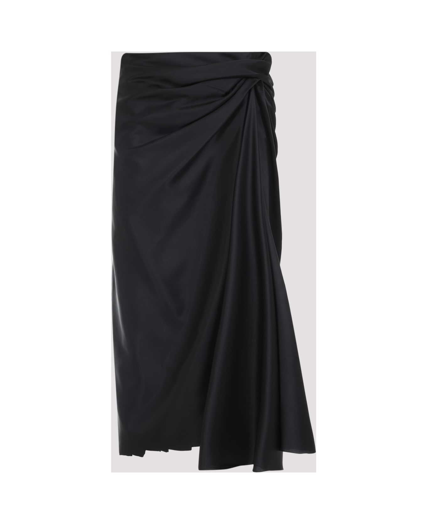 Balenciaga Draped Skirt - Black