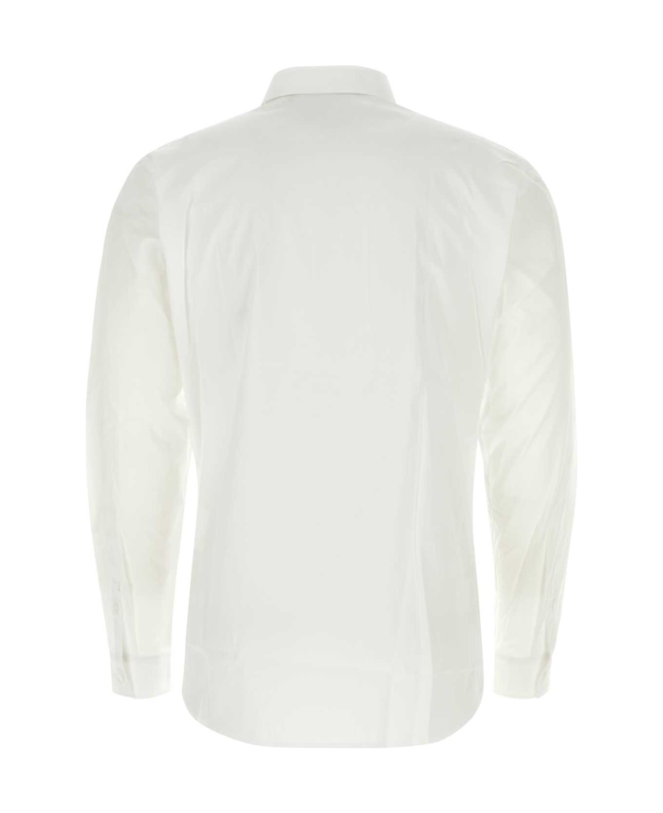 Versace Jeans Couture White Poplin Shirt - White