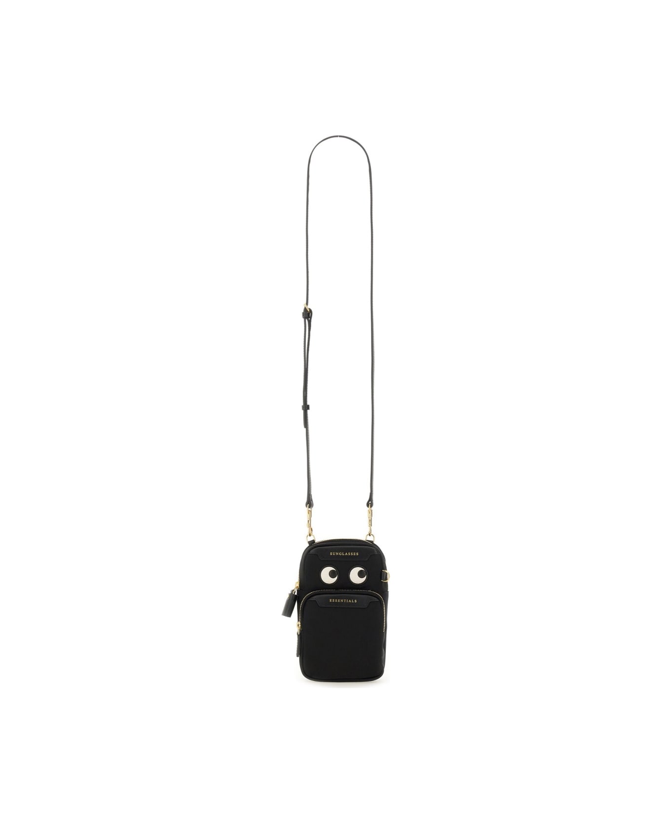 Anya Hindmarch "essentials" Eyes Shoulder Bag - BLACK