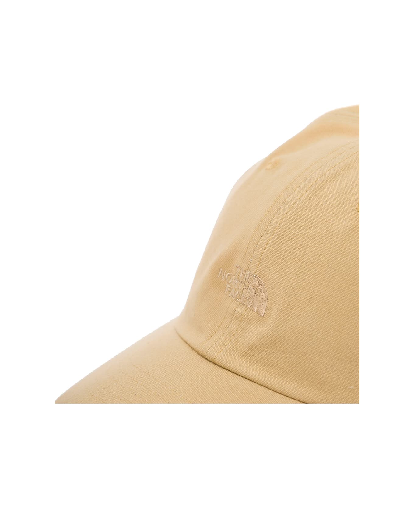 The North Face Beige Baseball Cap With Tonal Logo Embroidery In Cotton Man - Beige 帽子