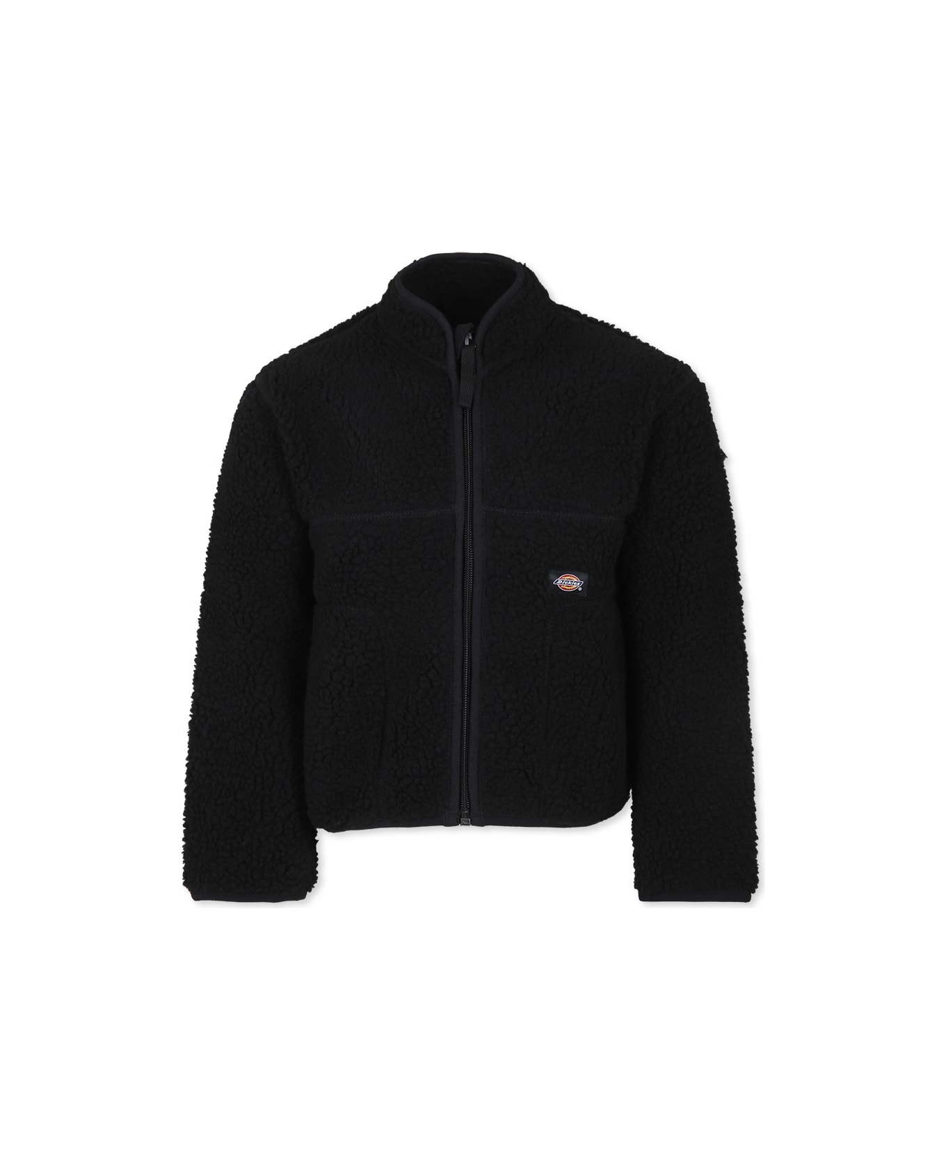 Dickies Black Jacket For Boy With Logo - Black