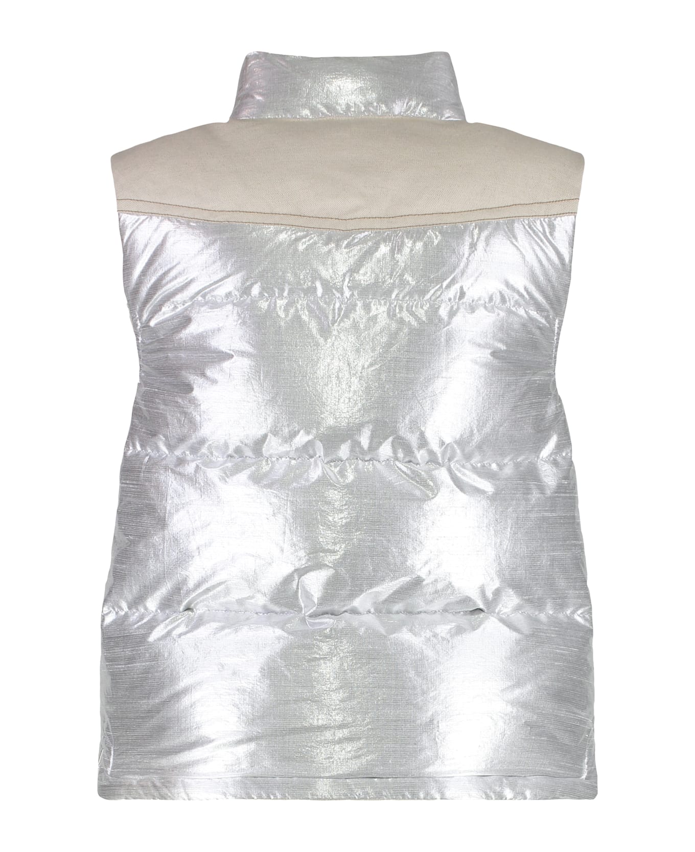 Moncler Grenoble Pinchot Padded Bodywarmer - Silver