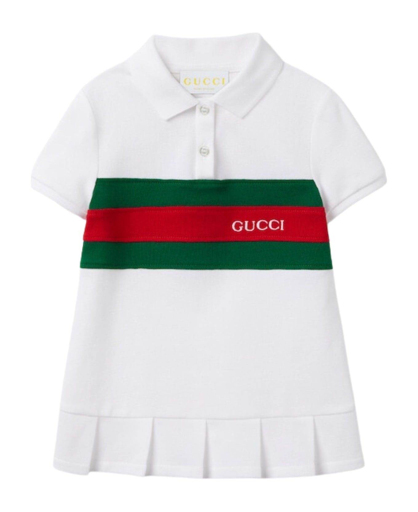 Gucci B Ss Dress - Optical White