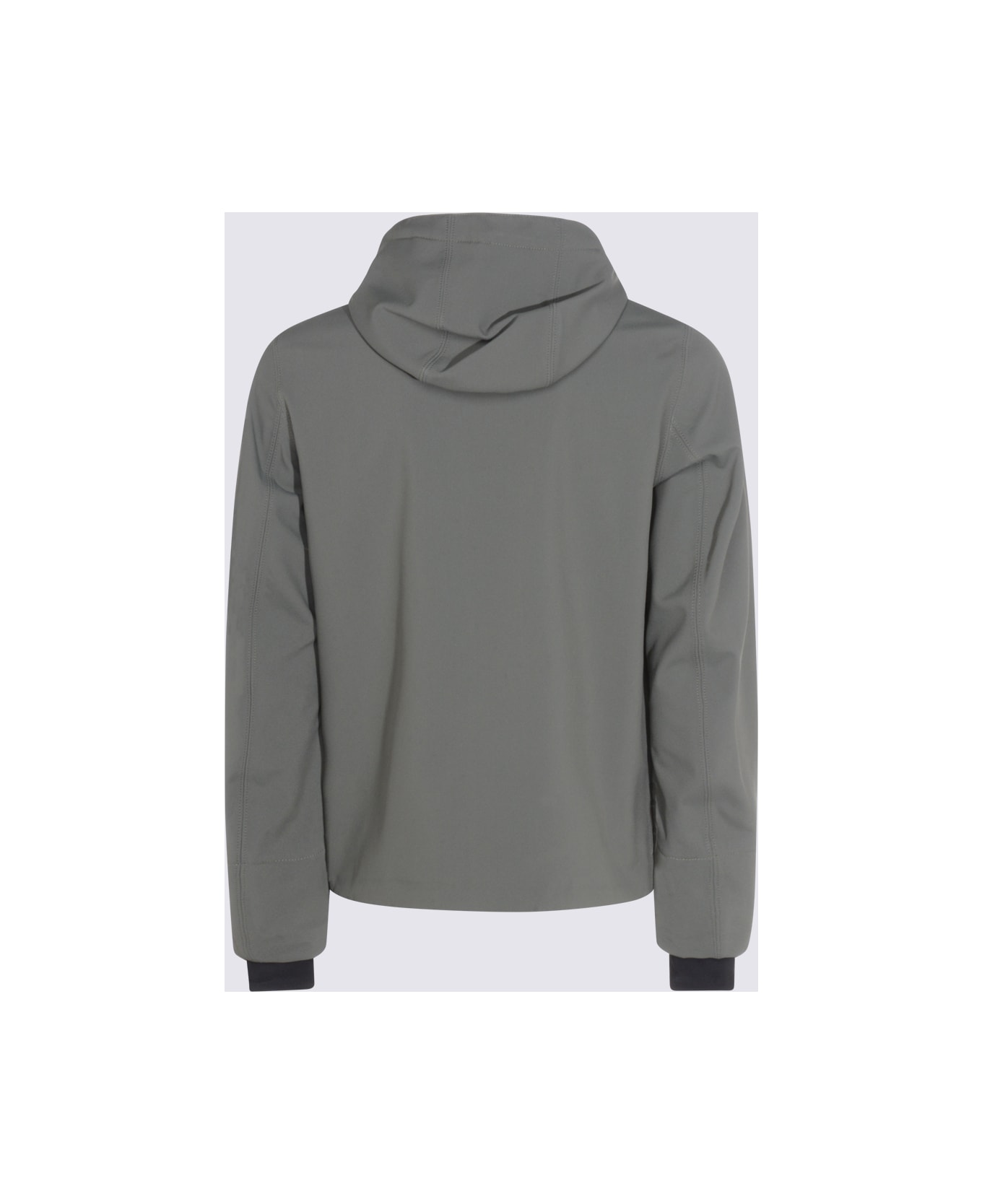 K-Way Green Casual Jacket - GREEN BLACKISH-BLUE DEPTH
