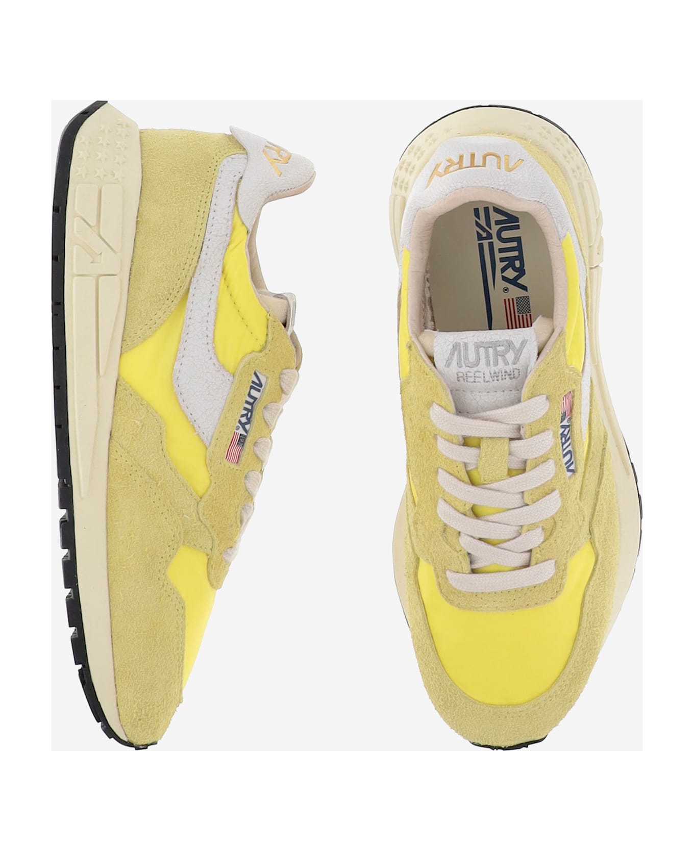 Autry Reelwind Low Woman Sneakers - Yellow