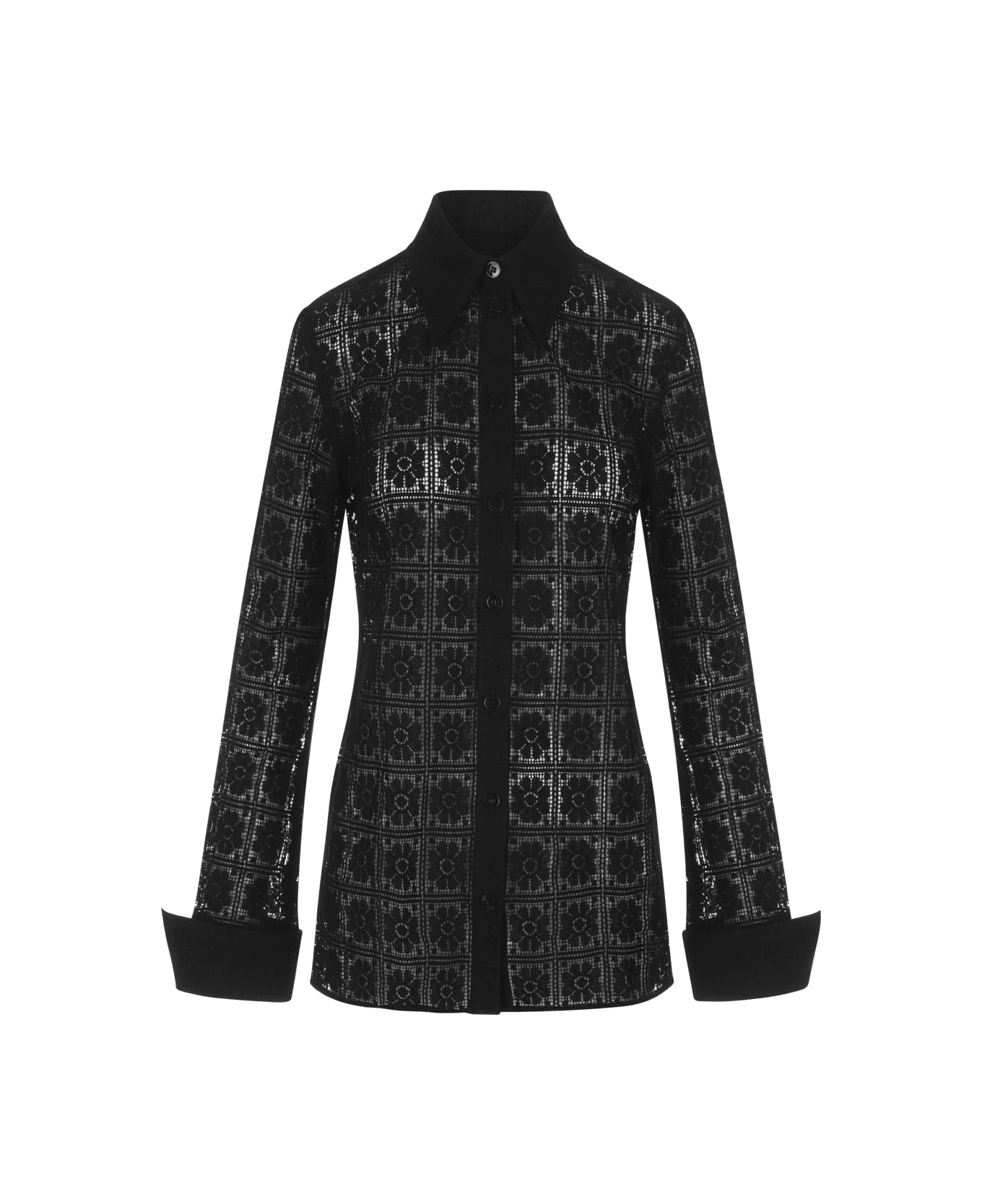 SportMax Black Sava Shirt SportMax - BLACK