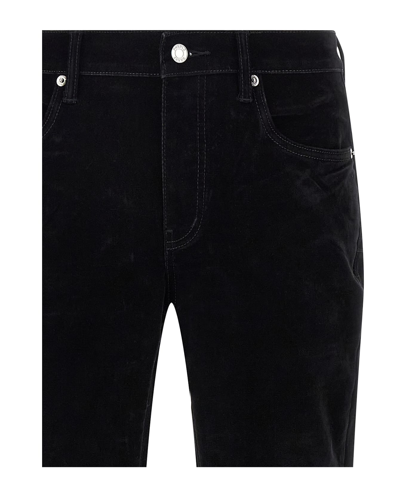 Purple Brand 
p004 Flare Flock Dipped
 Jeans - Black  