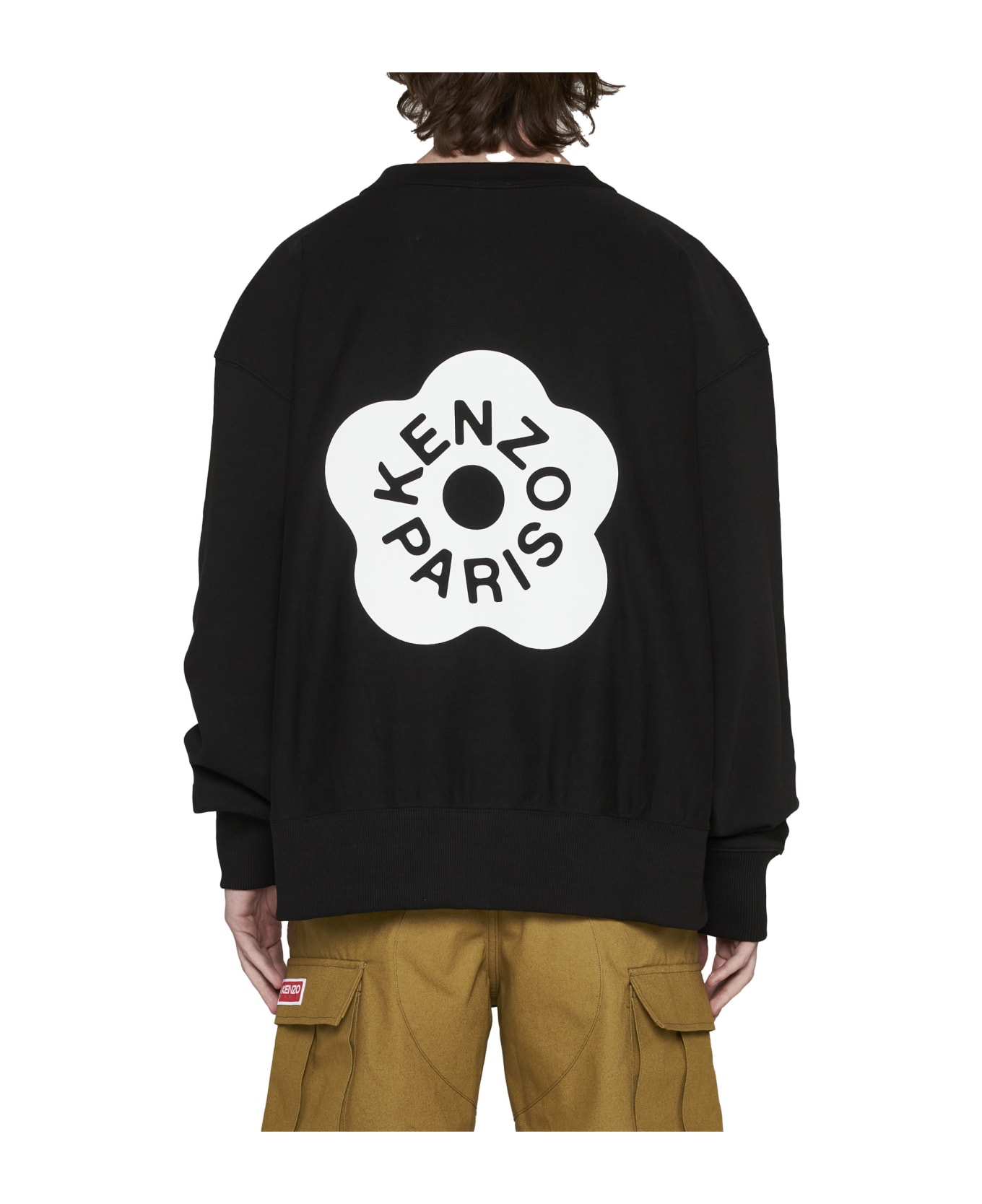 Kenzo Cotton Crew-neck Sweatshirt - Black フリース