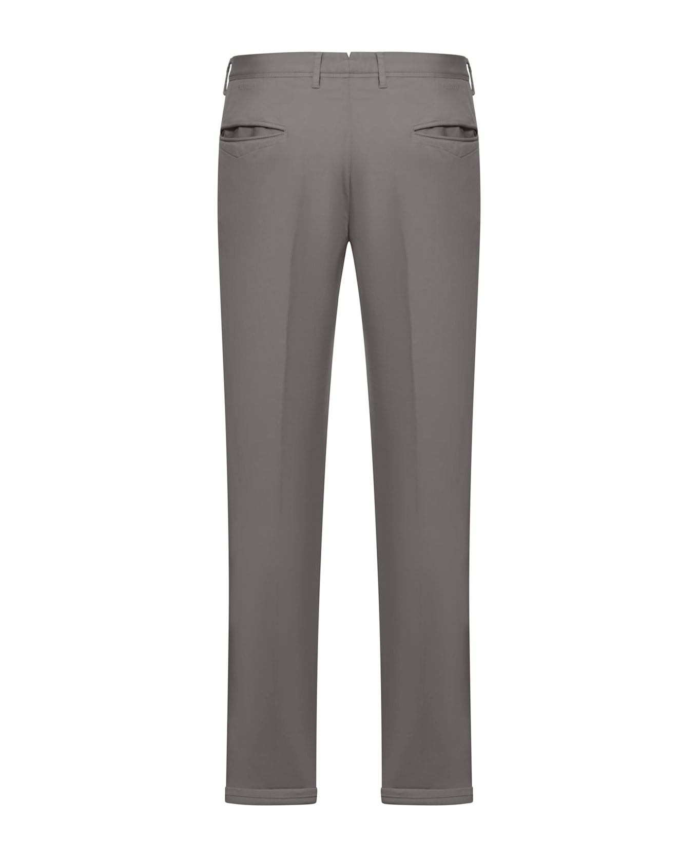 Incotex Slim Cotton Trousers - Grey