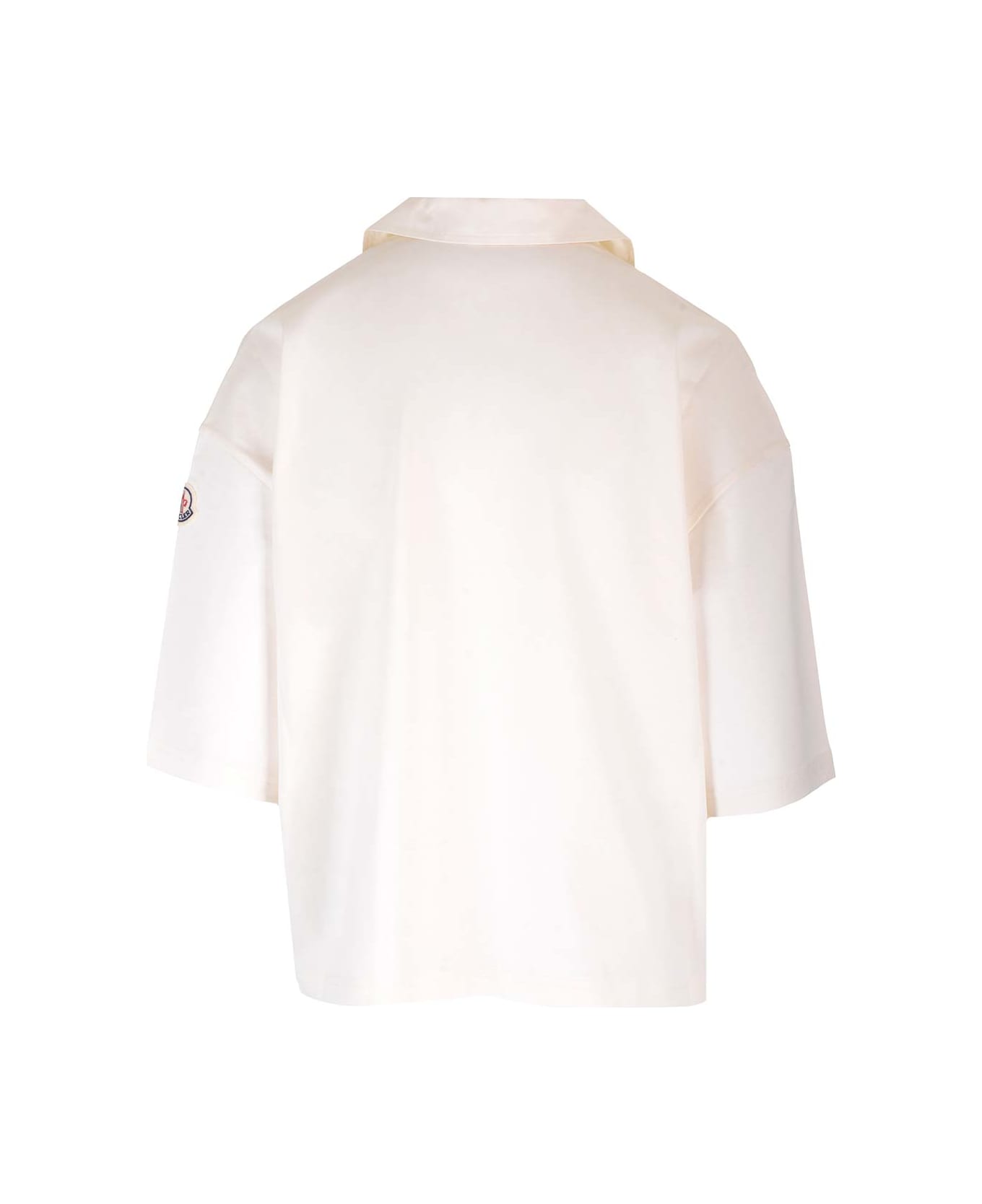 Moncler Jersey Polo - Beige