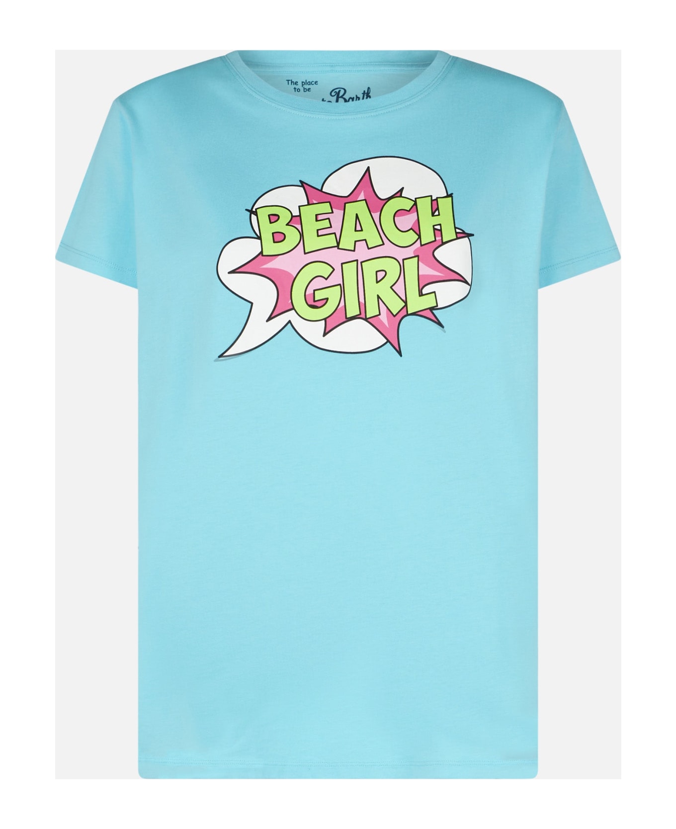 MC2 Saint Barth Beach Girl Print T-shirts For Women - BLUE