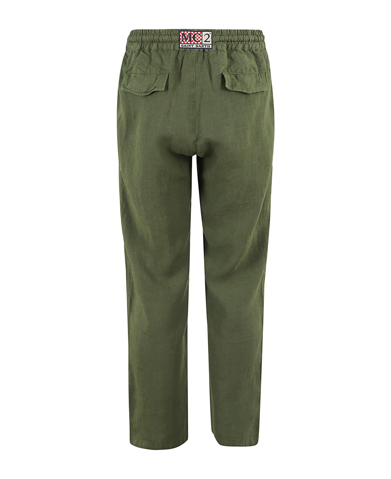 MC2 Saint Barth Pant With Coulisse - Military