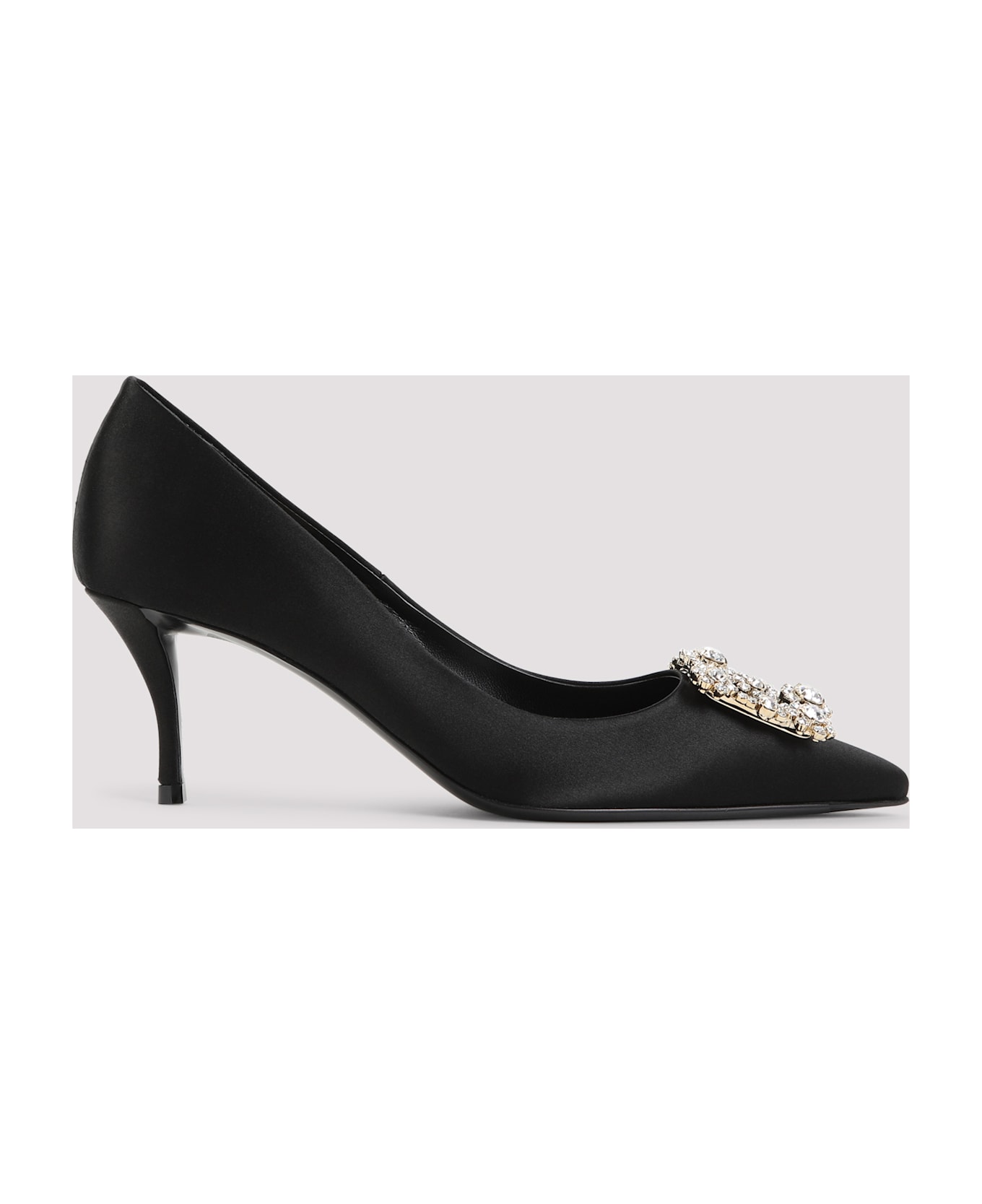 Roger Vivier Flower Strass 65 Pumps - Nero ハイヒール