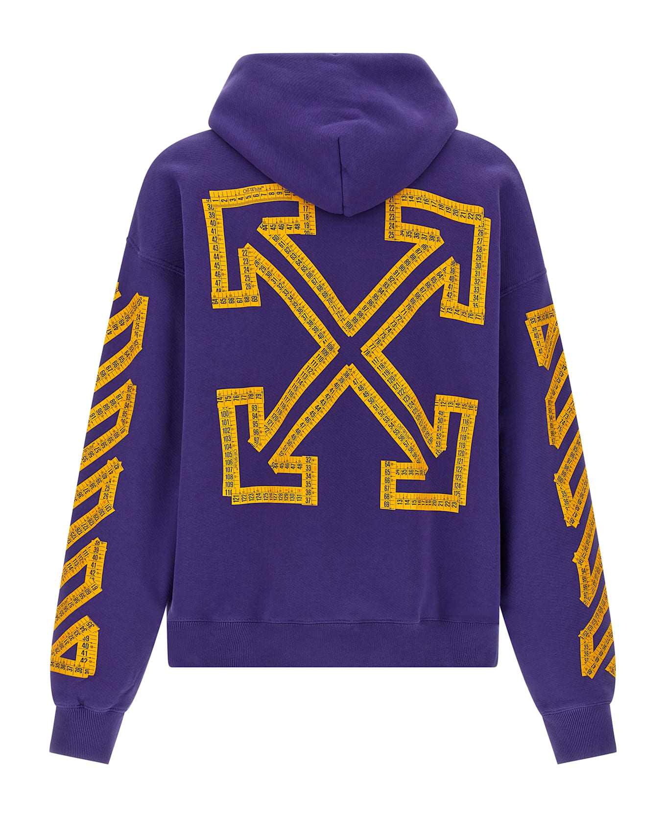 Off-White 'tape Arrow' Hoodie - Purple