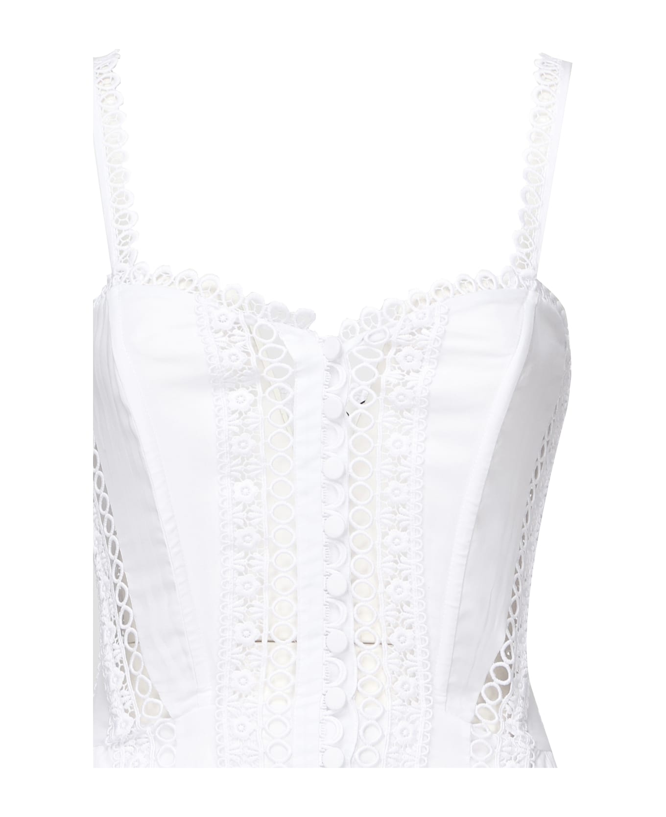Charo Ruiz Dafelle Long Dress - White