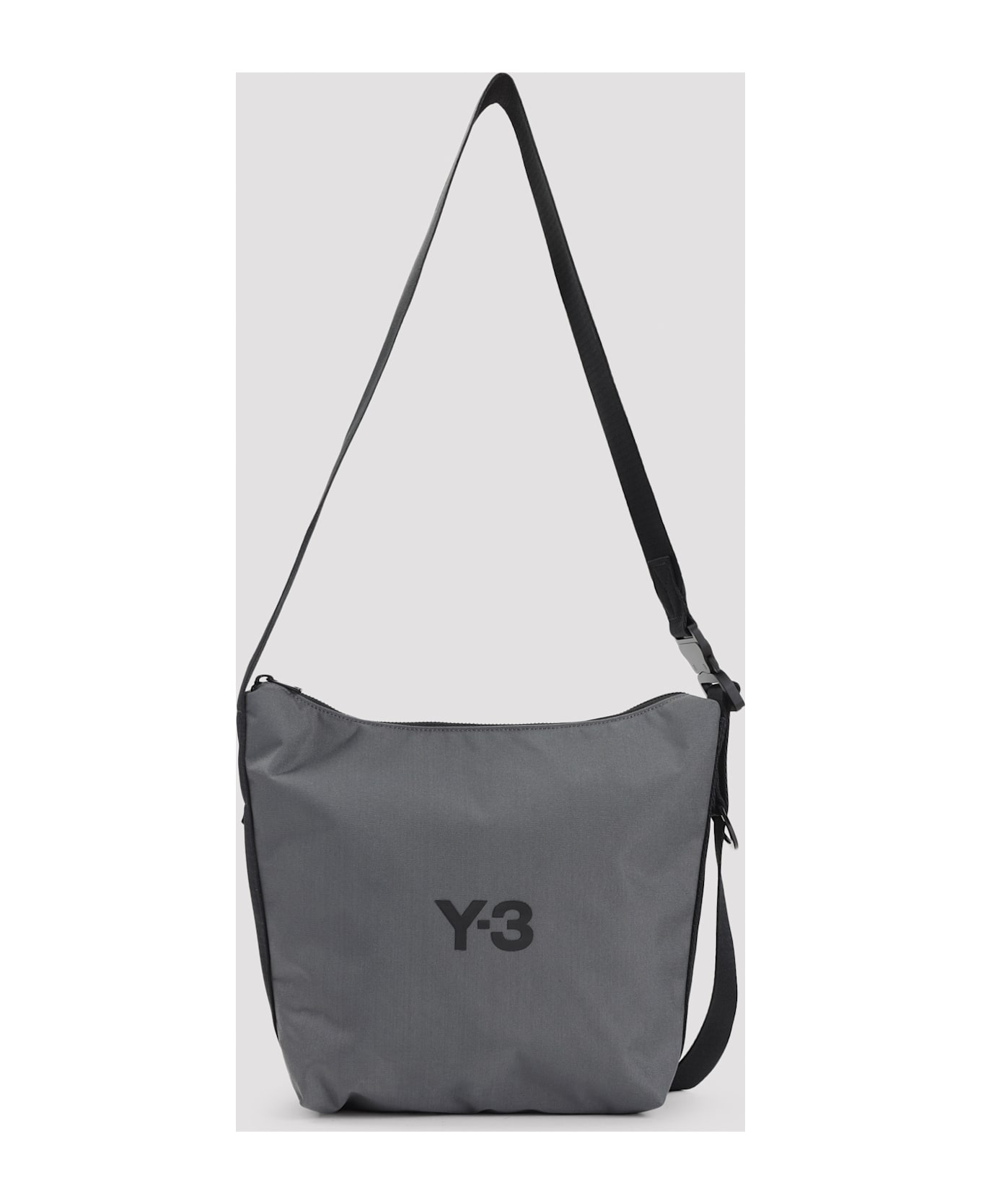 Y-3 Polyamide Cross Body Bag - Granite