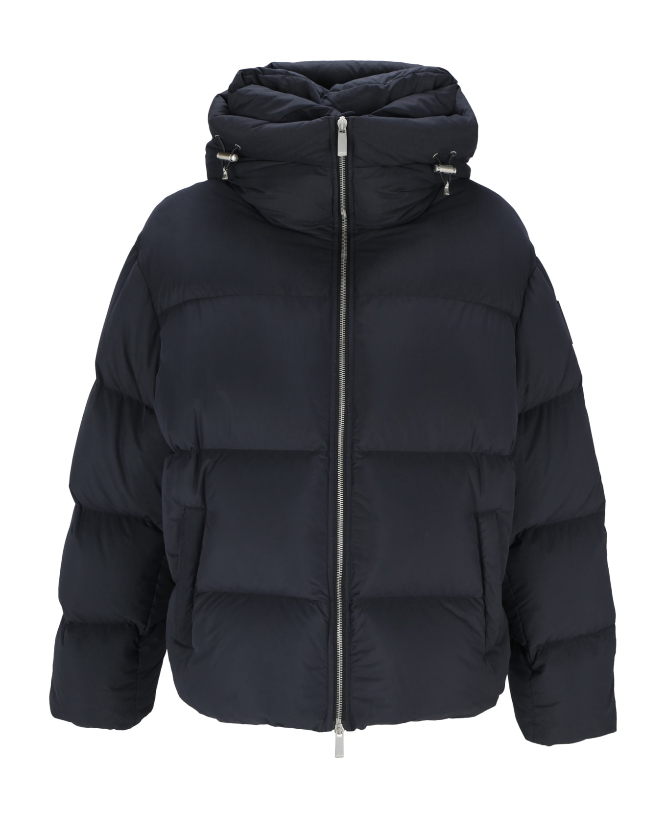 Off-White Patch Arrow Down Puffer - Black Blac