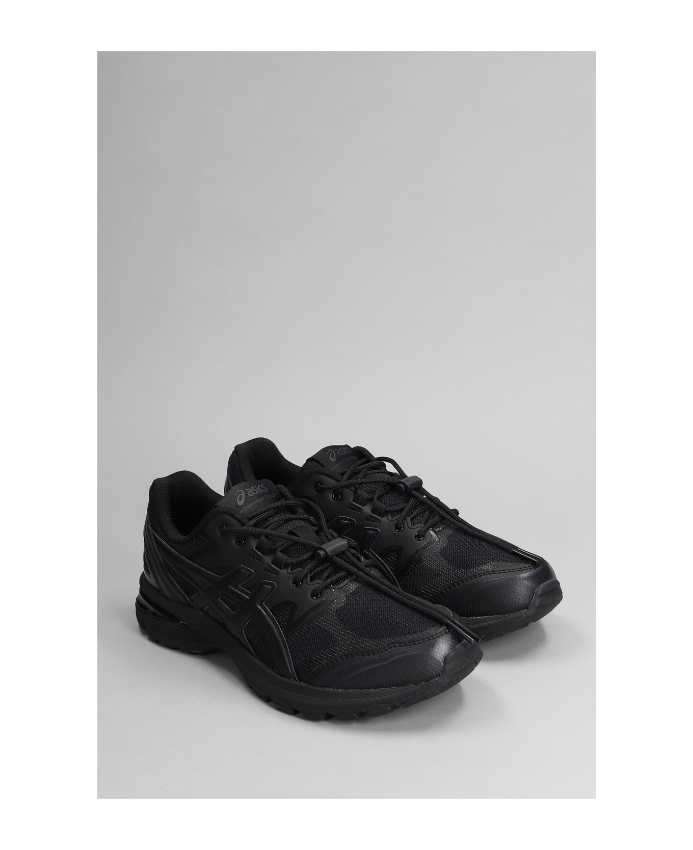 Comme des Garçons Shirt Gel-terrain Sneakers In Black Leather And Fabric - black