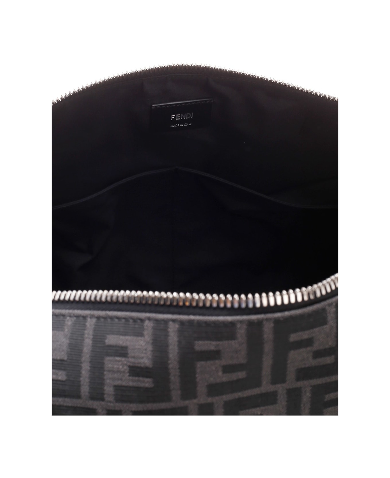 Fendi Travel Bag With All-over "ff" Monogram - Grey