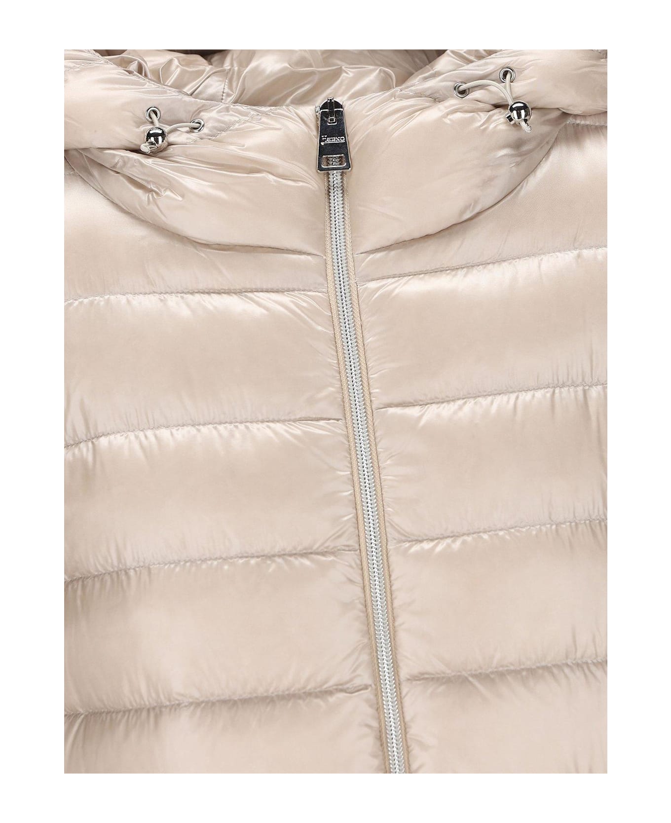 Herno Drawstring Hooded Puffer Parka - Chantilly