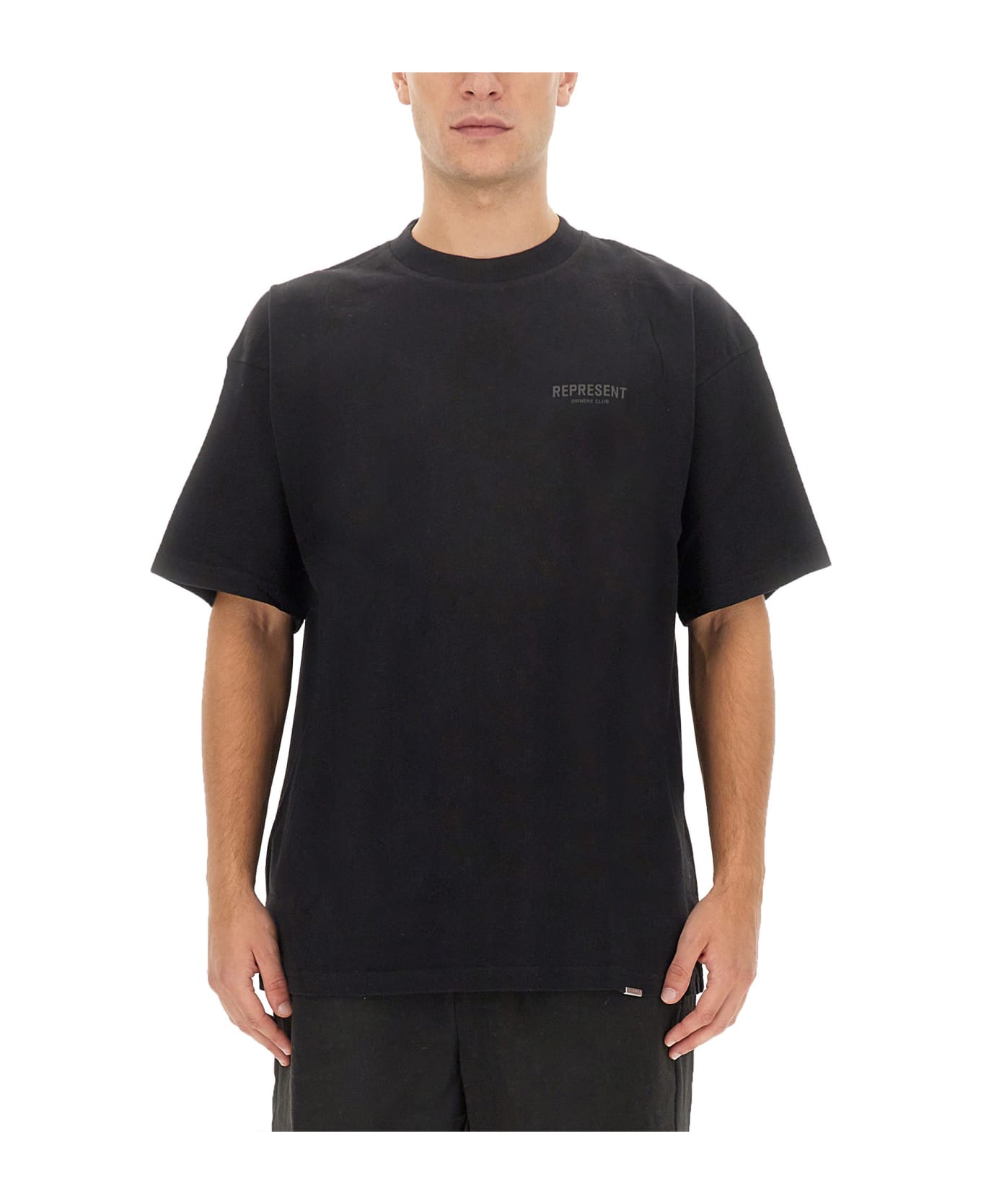 REPRESENT T-shirt With Logo T-Shirt - BLACK
