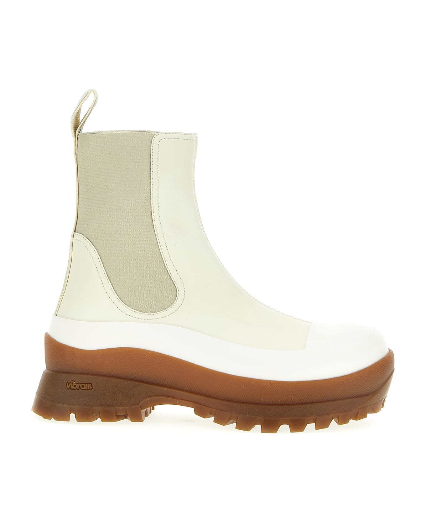 Stella McCartney Chelsea Trace Ankle Boots - White