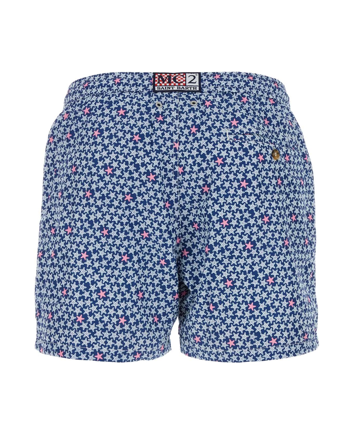 MC2 Saint Barth Printed Polyester Swimming Shorts - 6101
