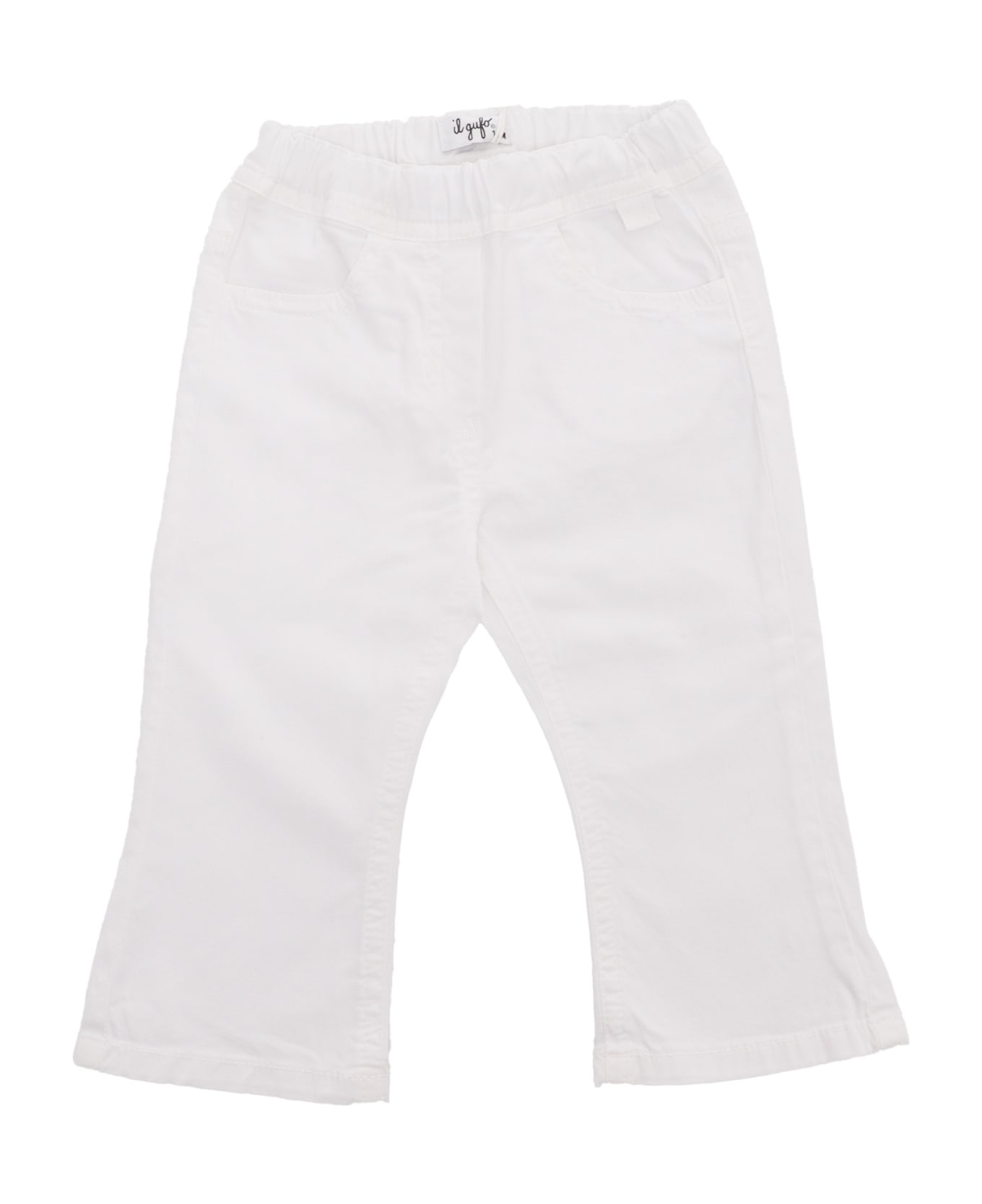 Il Gufo White Trousers - WHITE