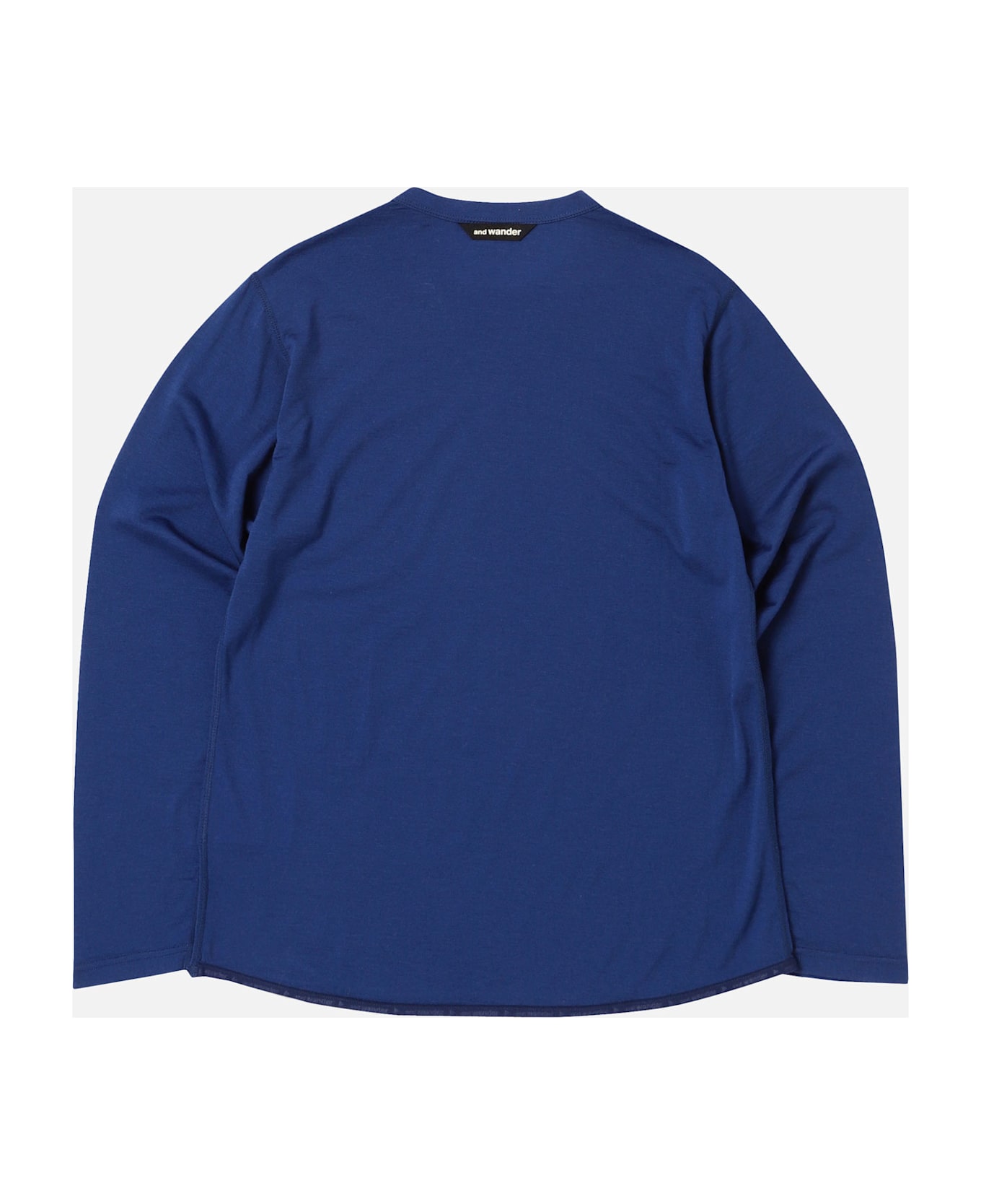 And Wander 28 Merino Base Ls T-shirt - Blue