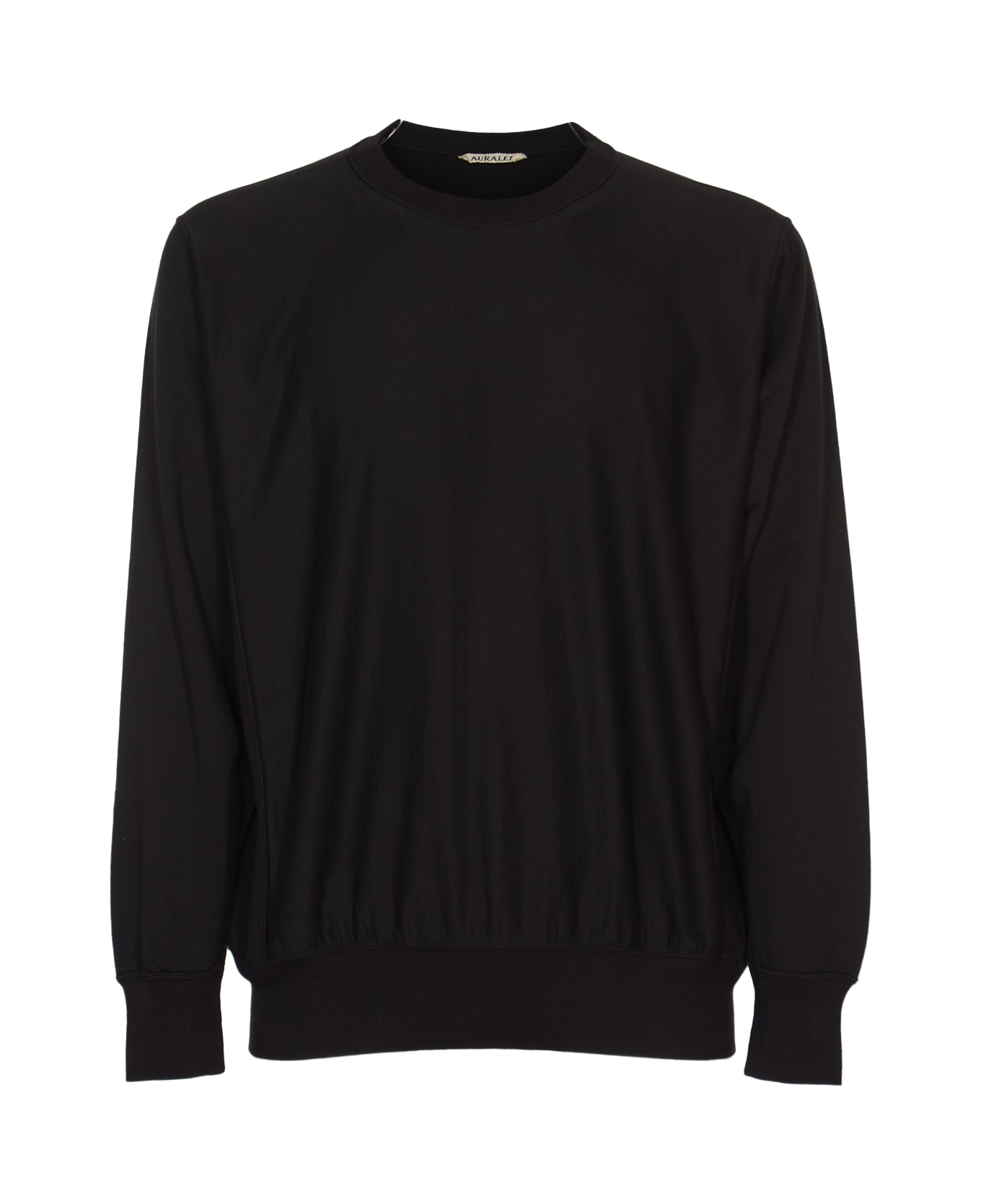 Auralee Elastic High Gauce Sweatshirt - Black