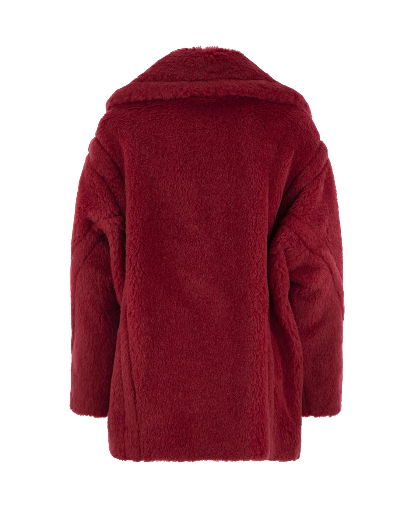 Max Mara Double-breasted Long-sleeved Coat - Red コート