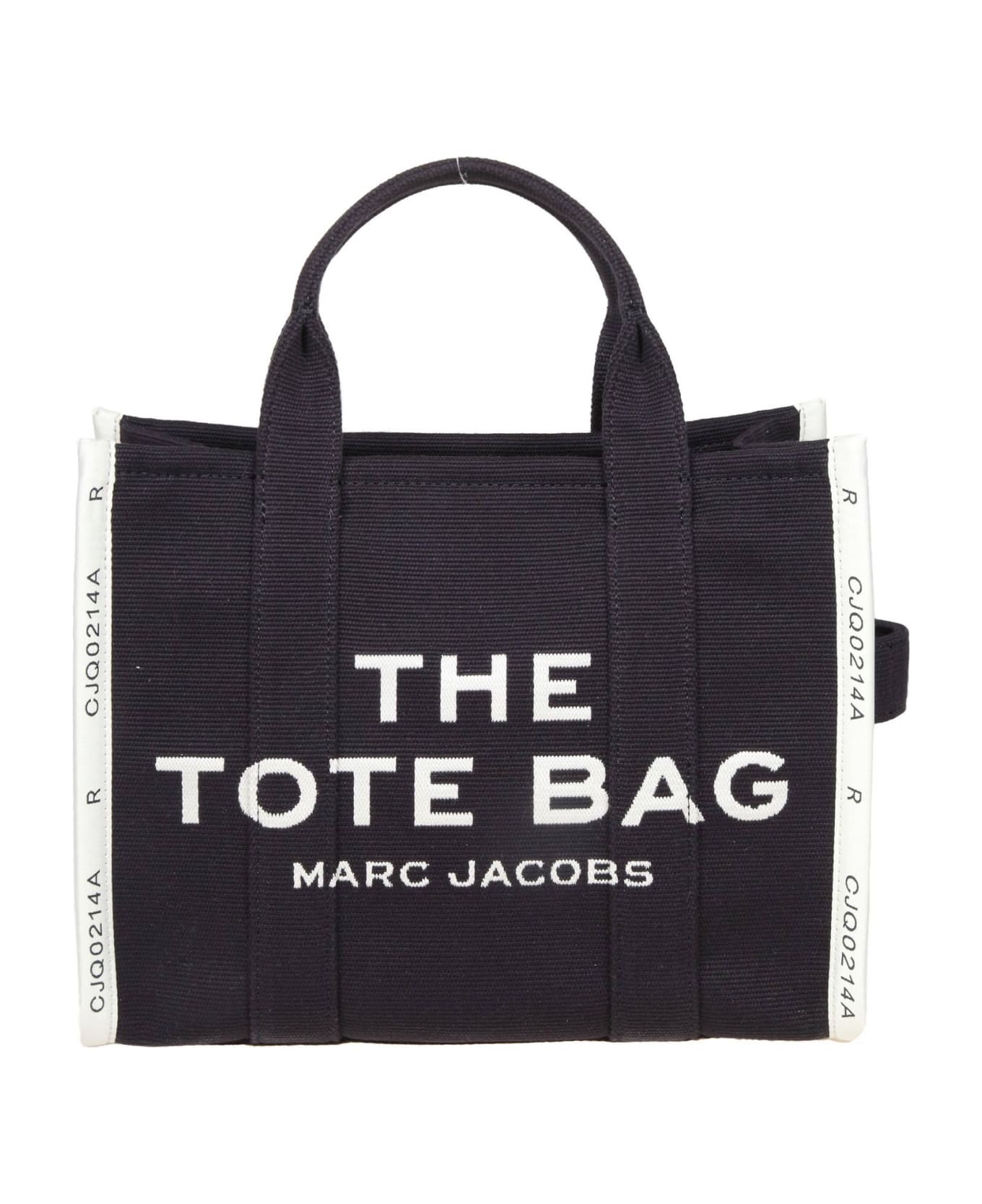 Marc Jacobs The Small Tote In Black Jacquard - Black
