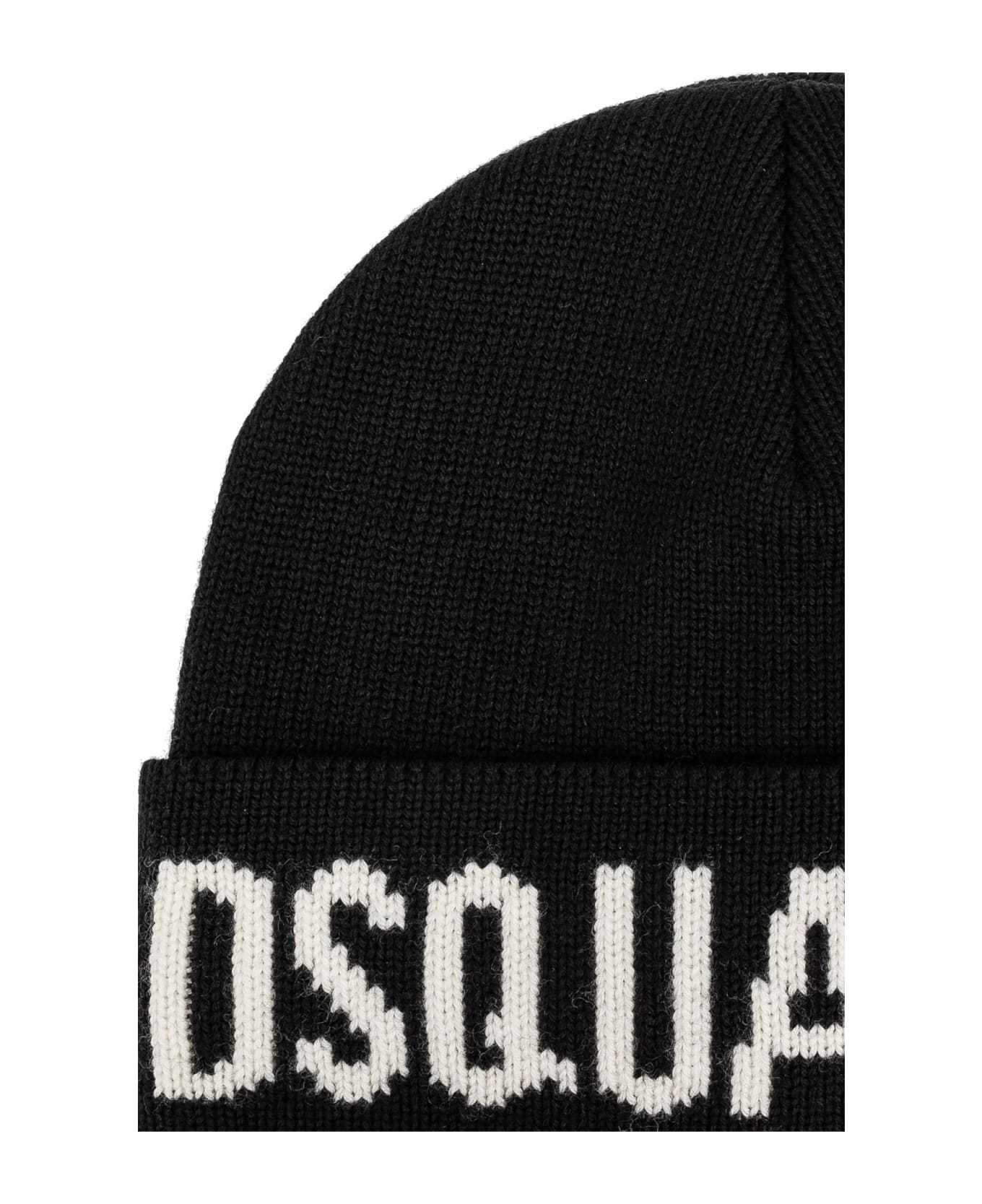 Dsquared2 Woolen Hat - Black