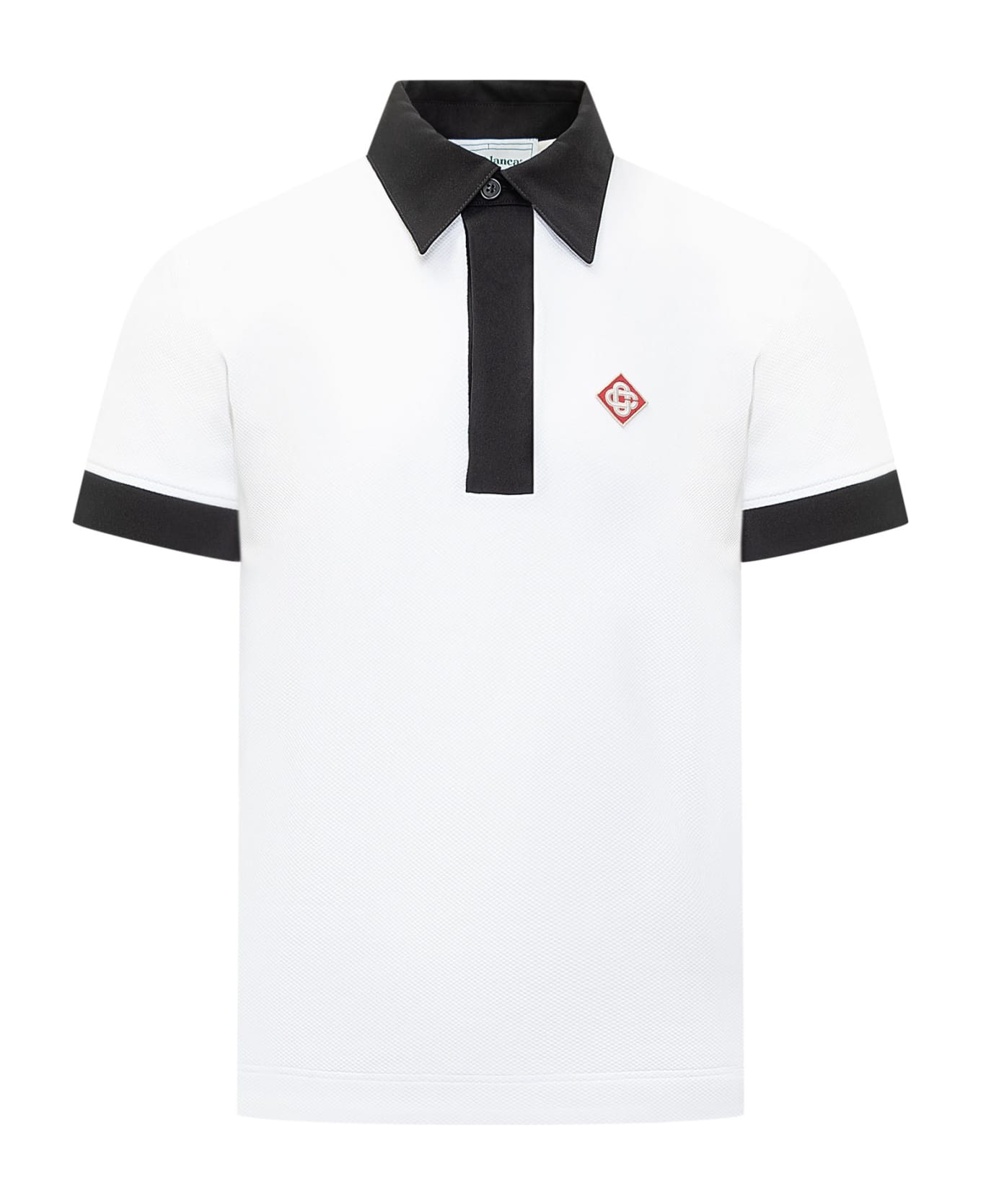 Casablanca Polo 'memphis' - WHITE