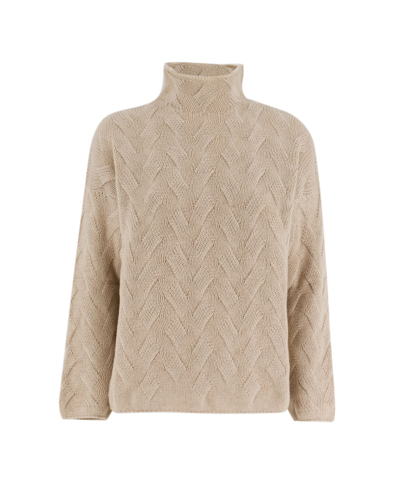 Le Tricot Perugia Jumper - BEIGE MELANGE