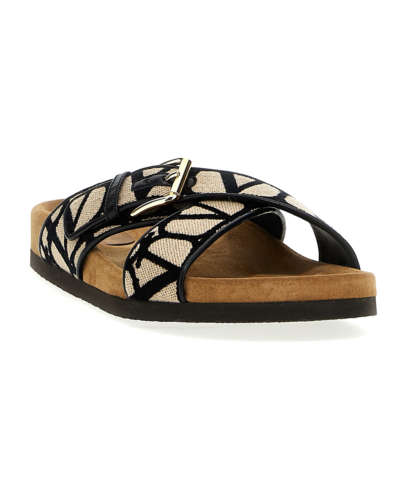 Valentino Garavani 'toile Iconographe' Sandals - Beige