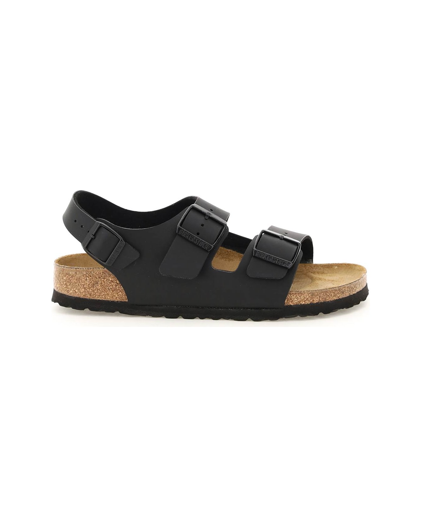 Birkenstock Milano Sandals Narrow Fit - BLACK (Black)