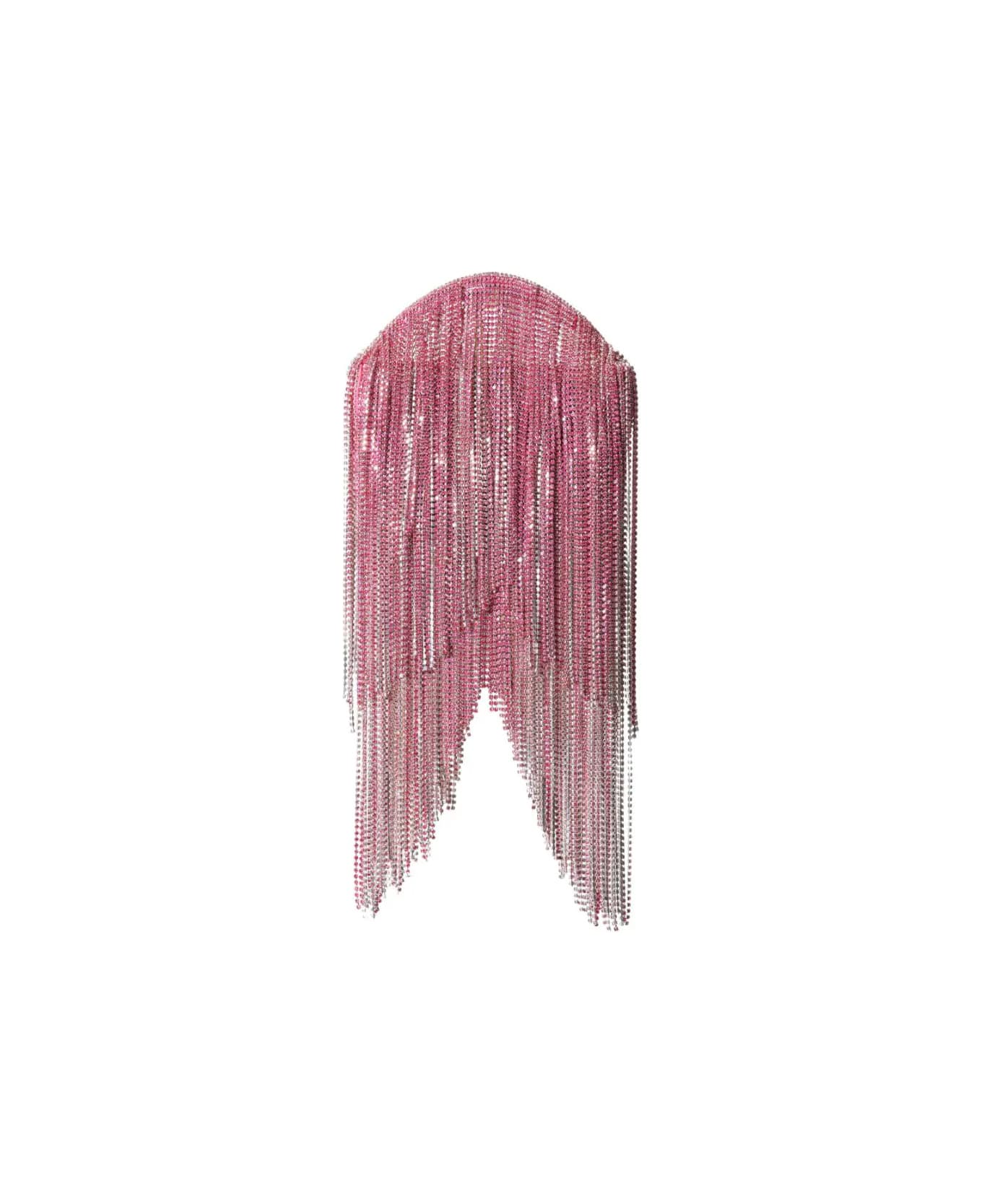 retrofete Pink Talia Crystal Logo Bag - Pink
